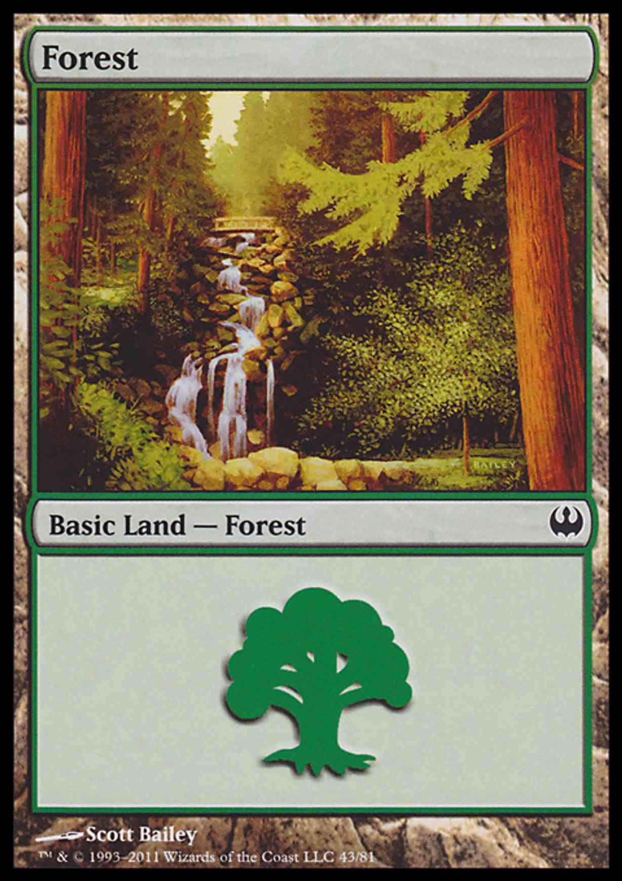 Forest (43)  magic card front