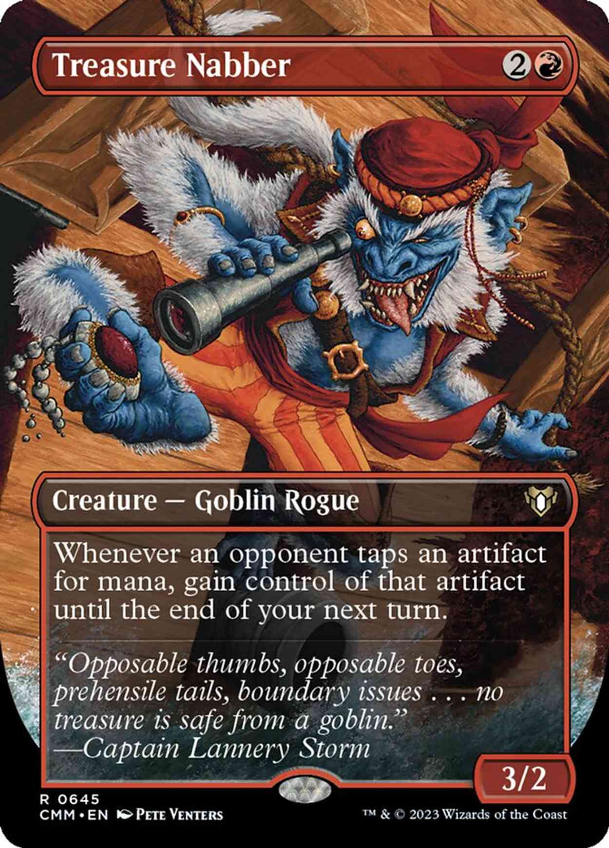 Treasure Nabber (Borderless) magic card front