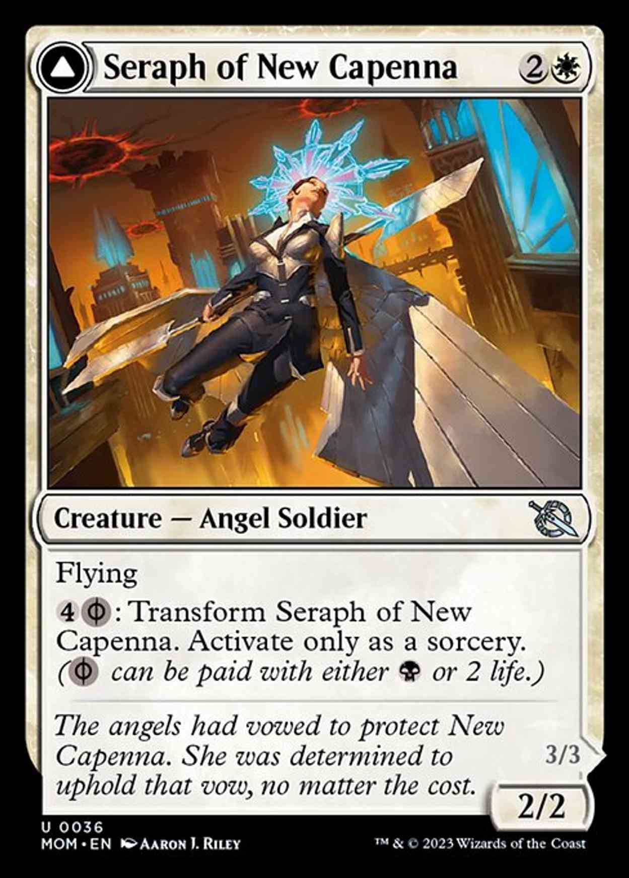 Seraph of New Capenna magic card front