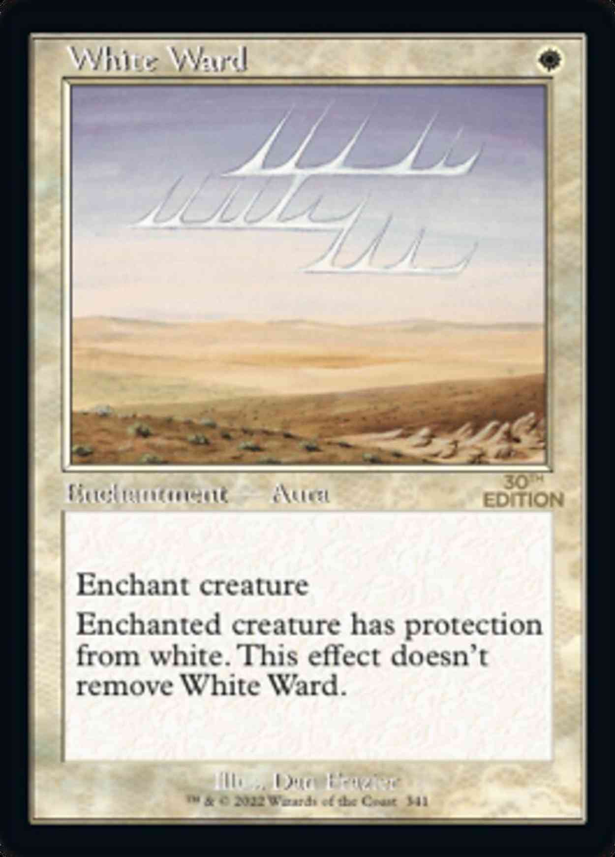 White Ward (Retro Frame) magic card front