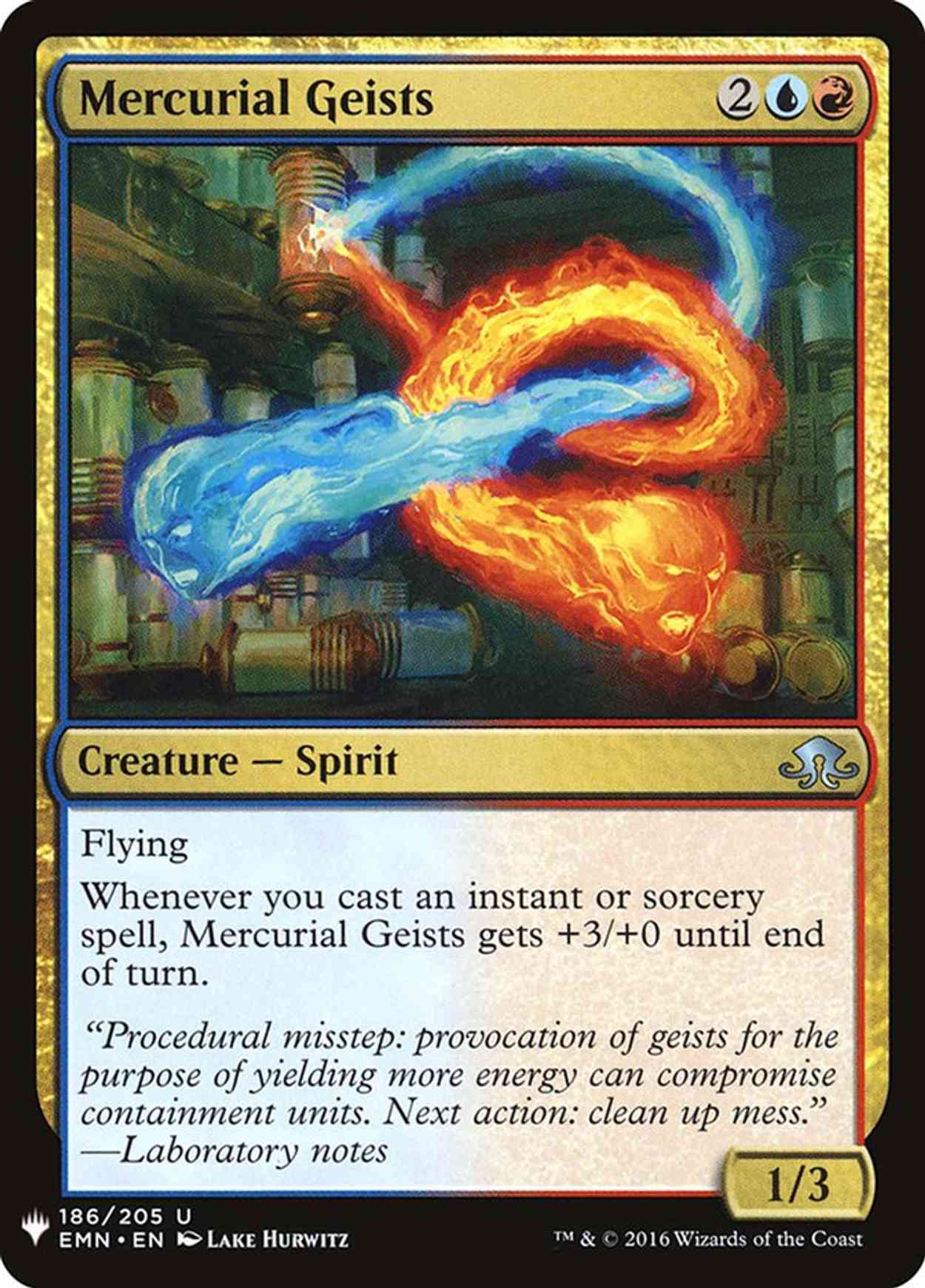 Mercurial Geists magic card front