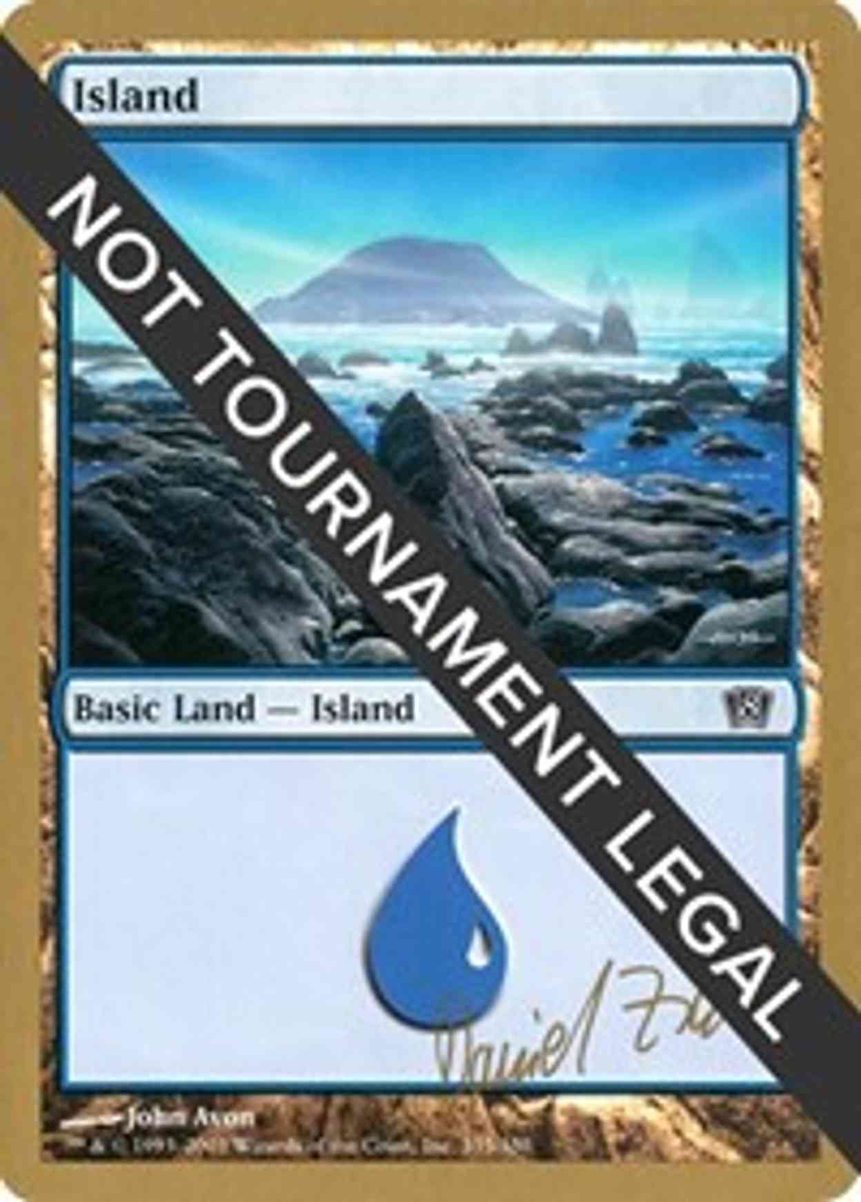 Island (335) - 2003 Daniel Zink (8ED) magic card front