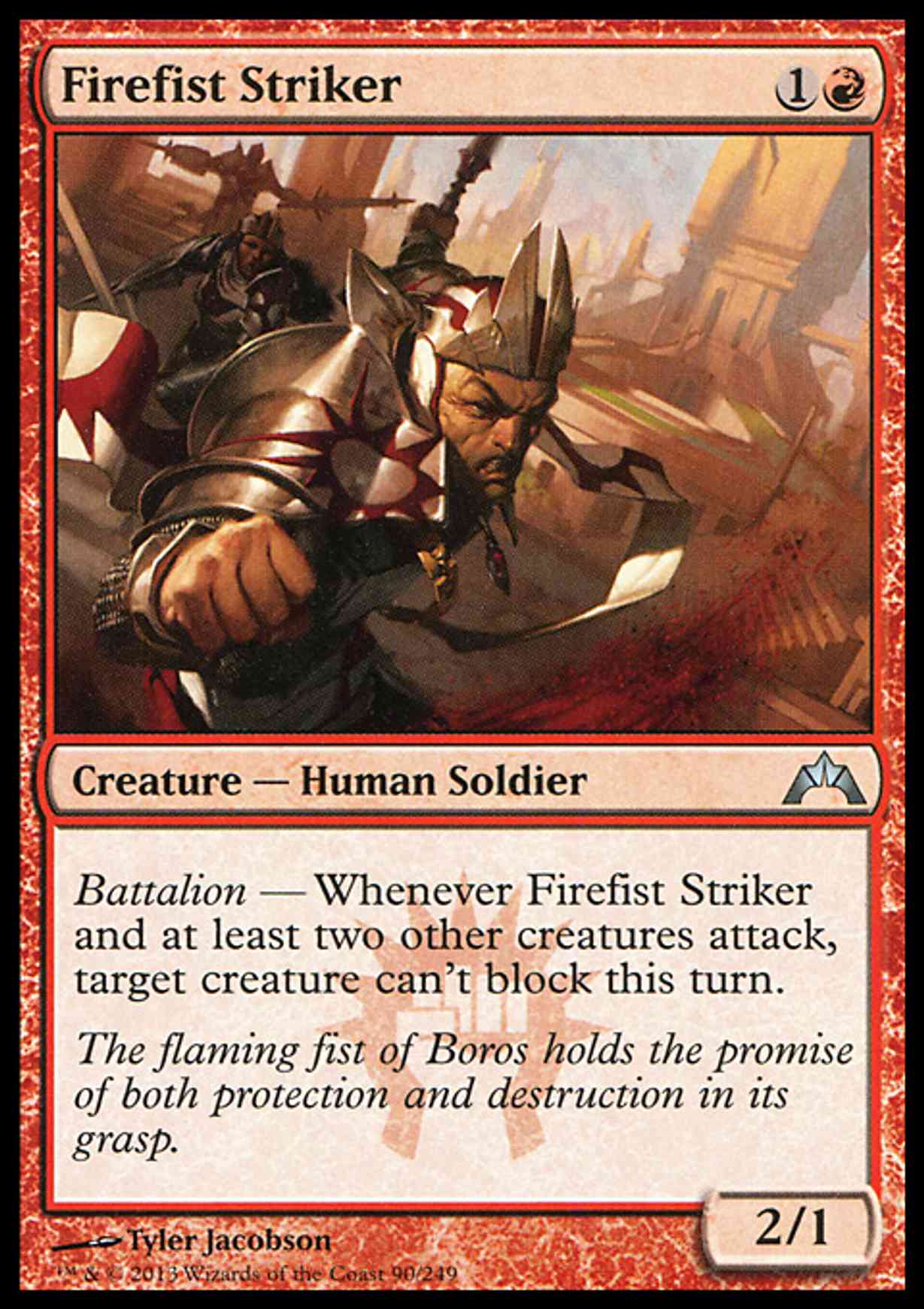 Firefist Striker magic card front