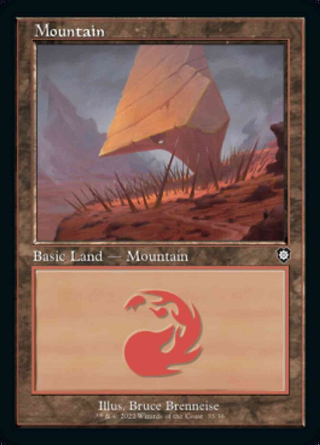 Mountain (35) magic card front