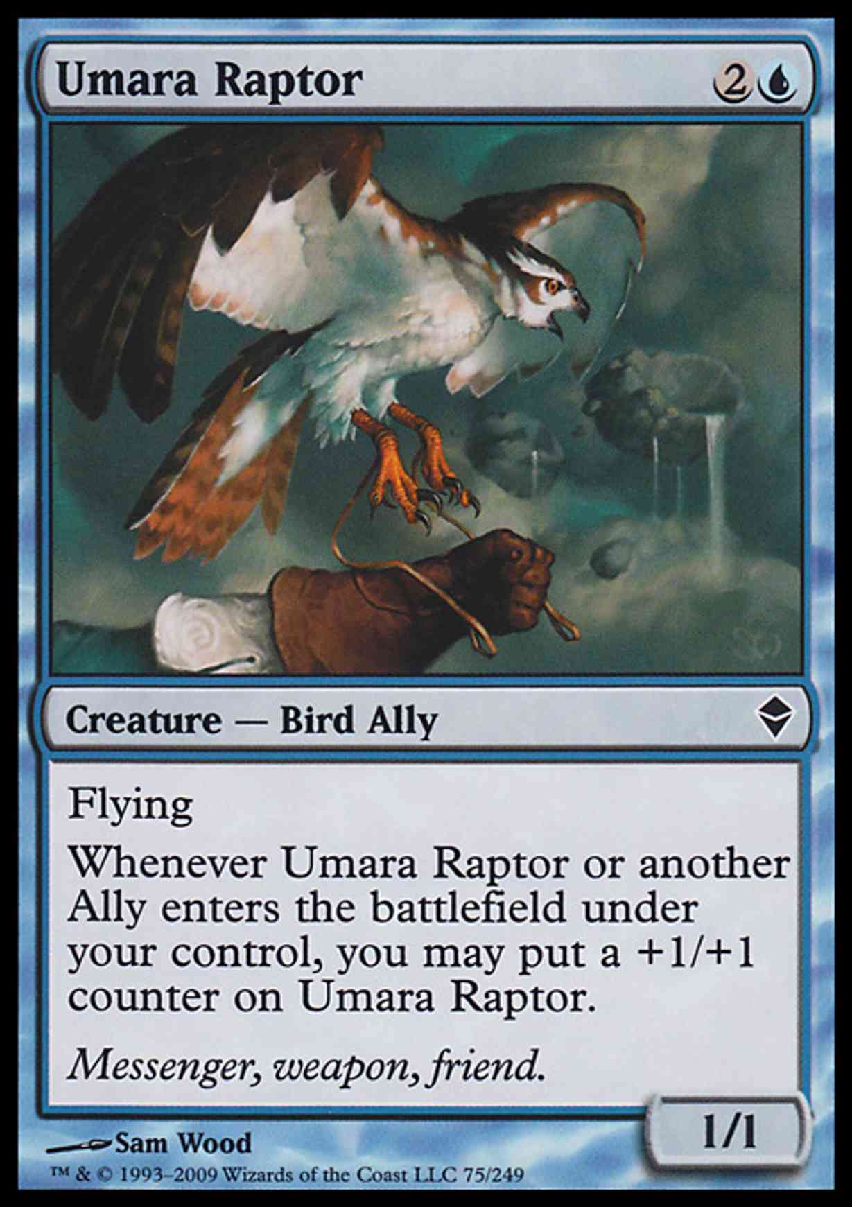 Umara Raptor magic card front