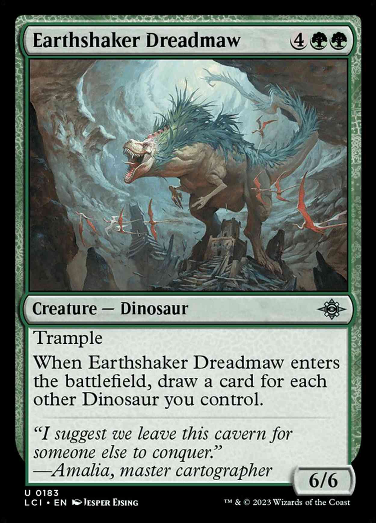 Earthshaker Dreadmaw magic card front