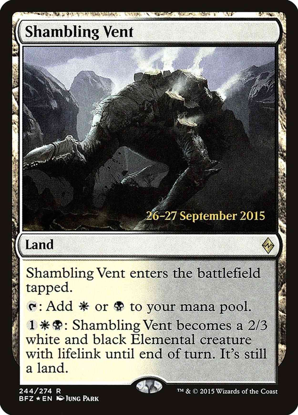 Shambling Vent magic card front