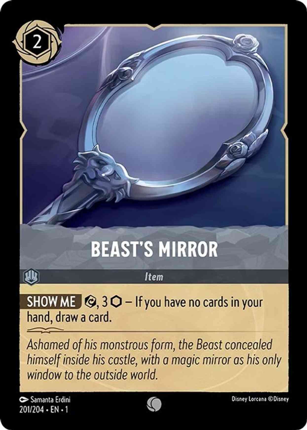 Beast's Mirror magic card front