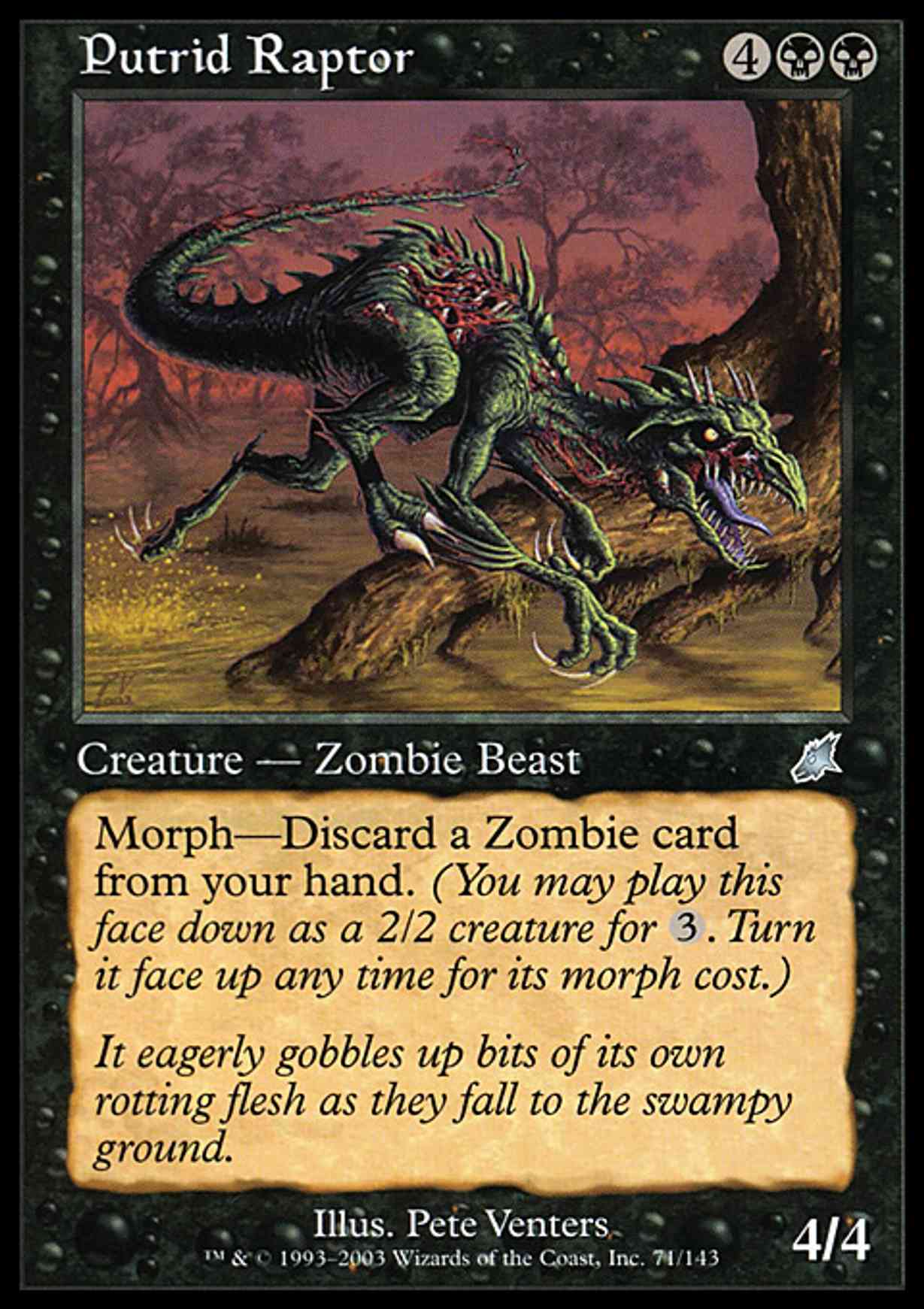 Putrid Raptor magic card front