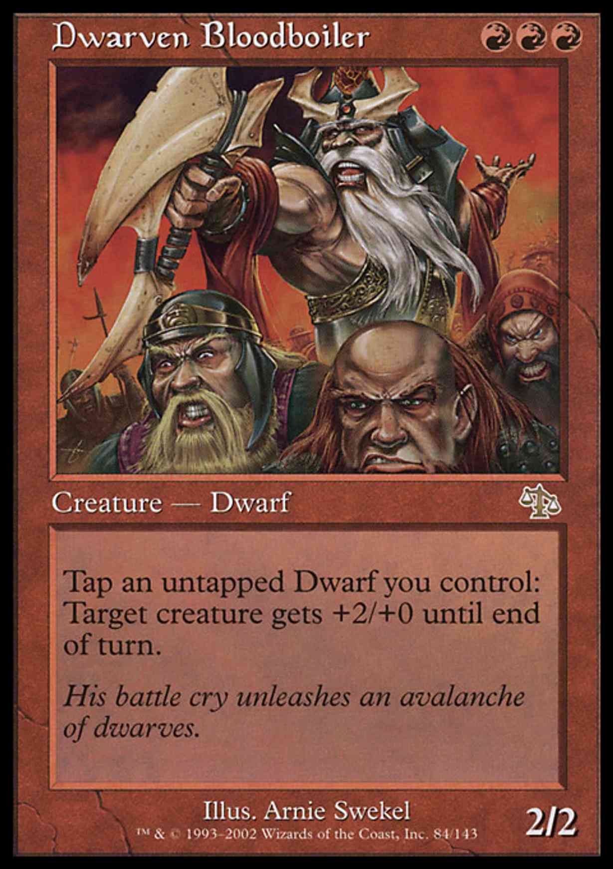 Dwarven Bloodboiler magic card front