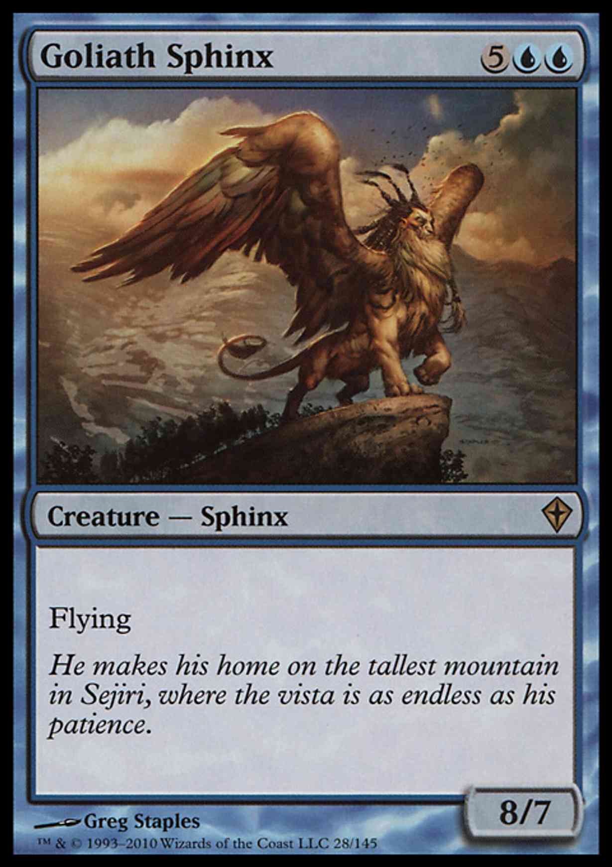 Goliath Sphinx magic card front