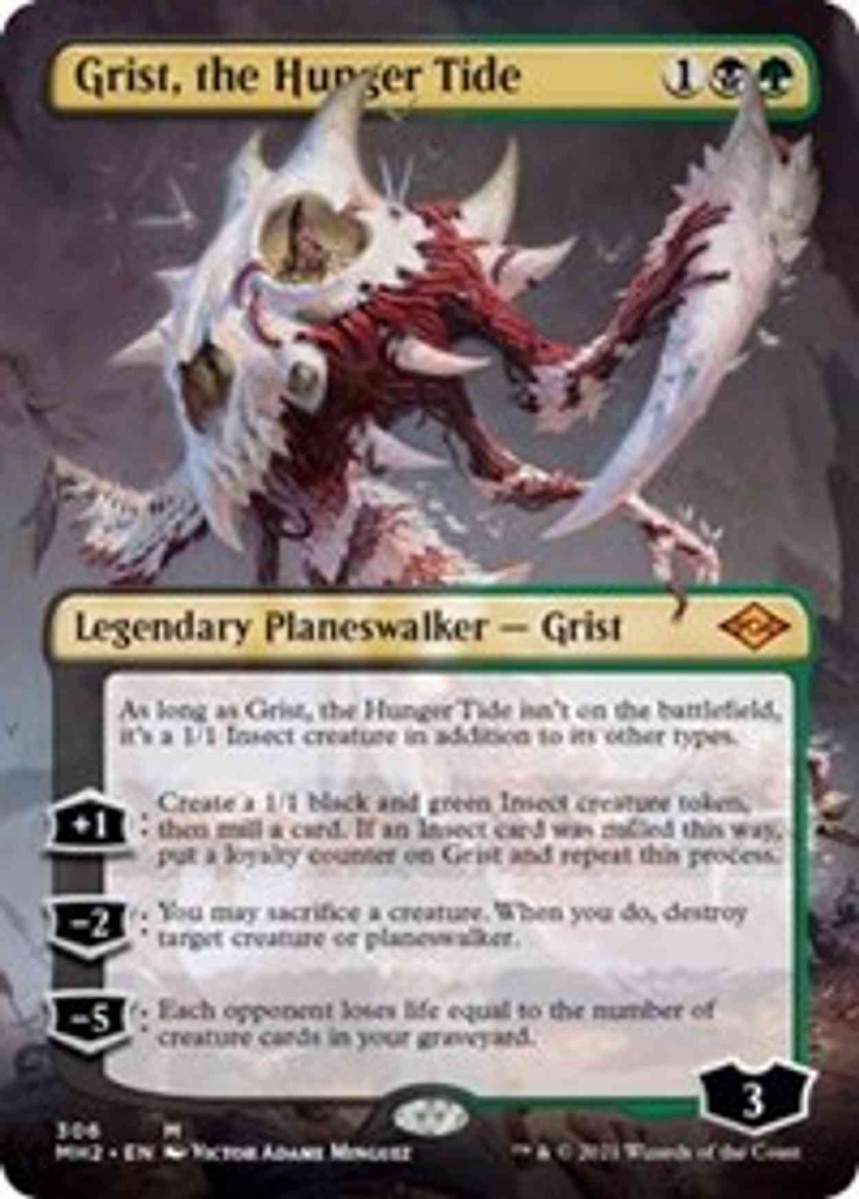 Grist, the Hunger Tide (Borderless) magic card front