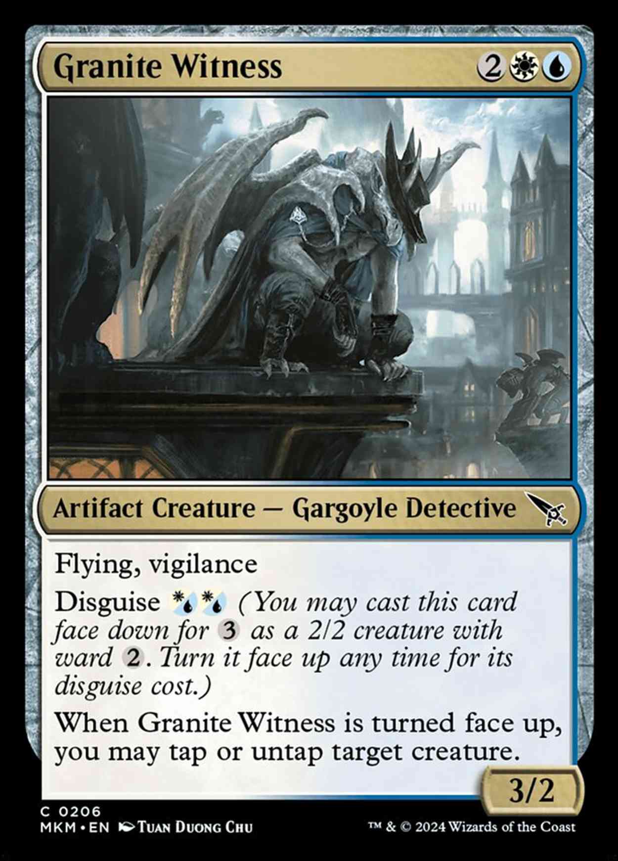 Granite Witness magic card front