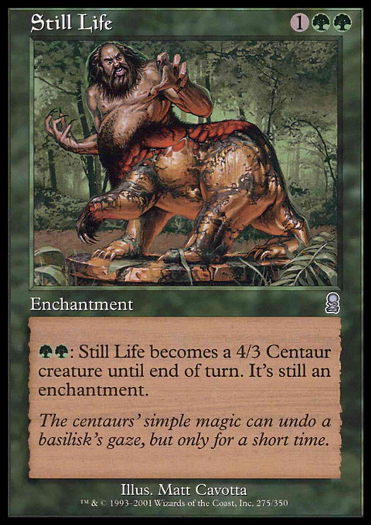 Still Life magic card front