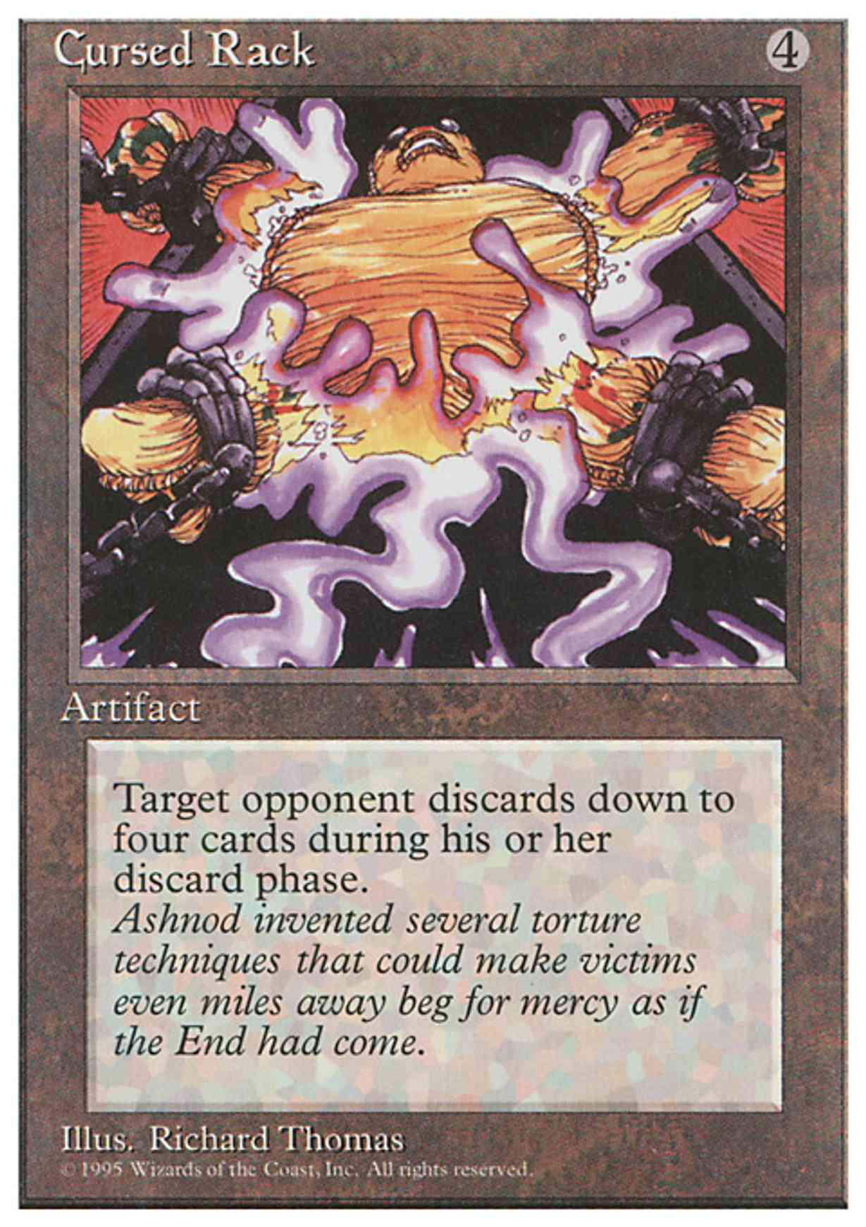 Cursed Rack magic card front