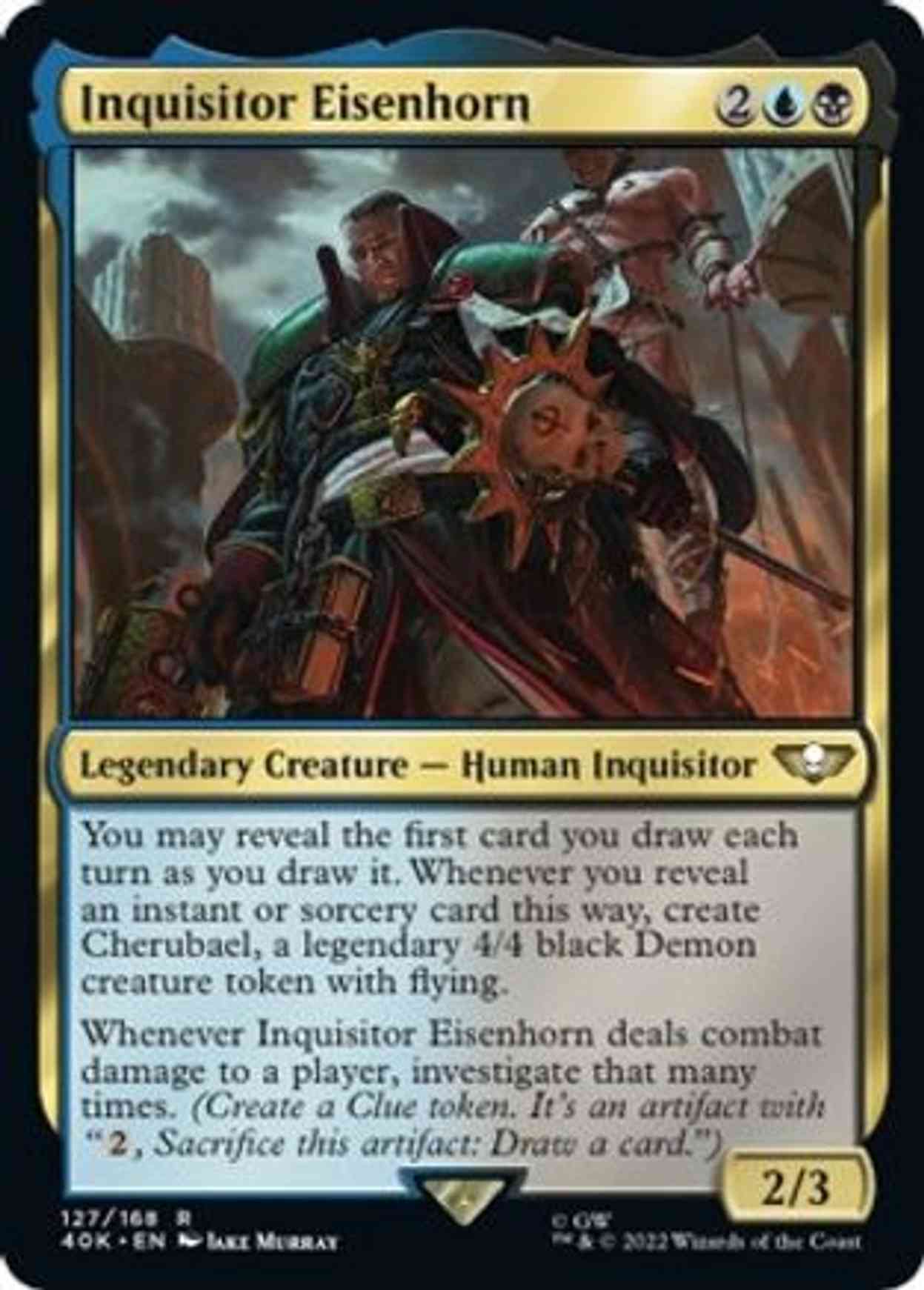 Inquisitor Eisenhorn (Surge Foil) magic card front