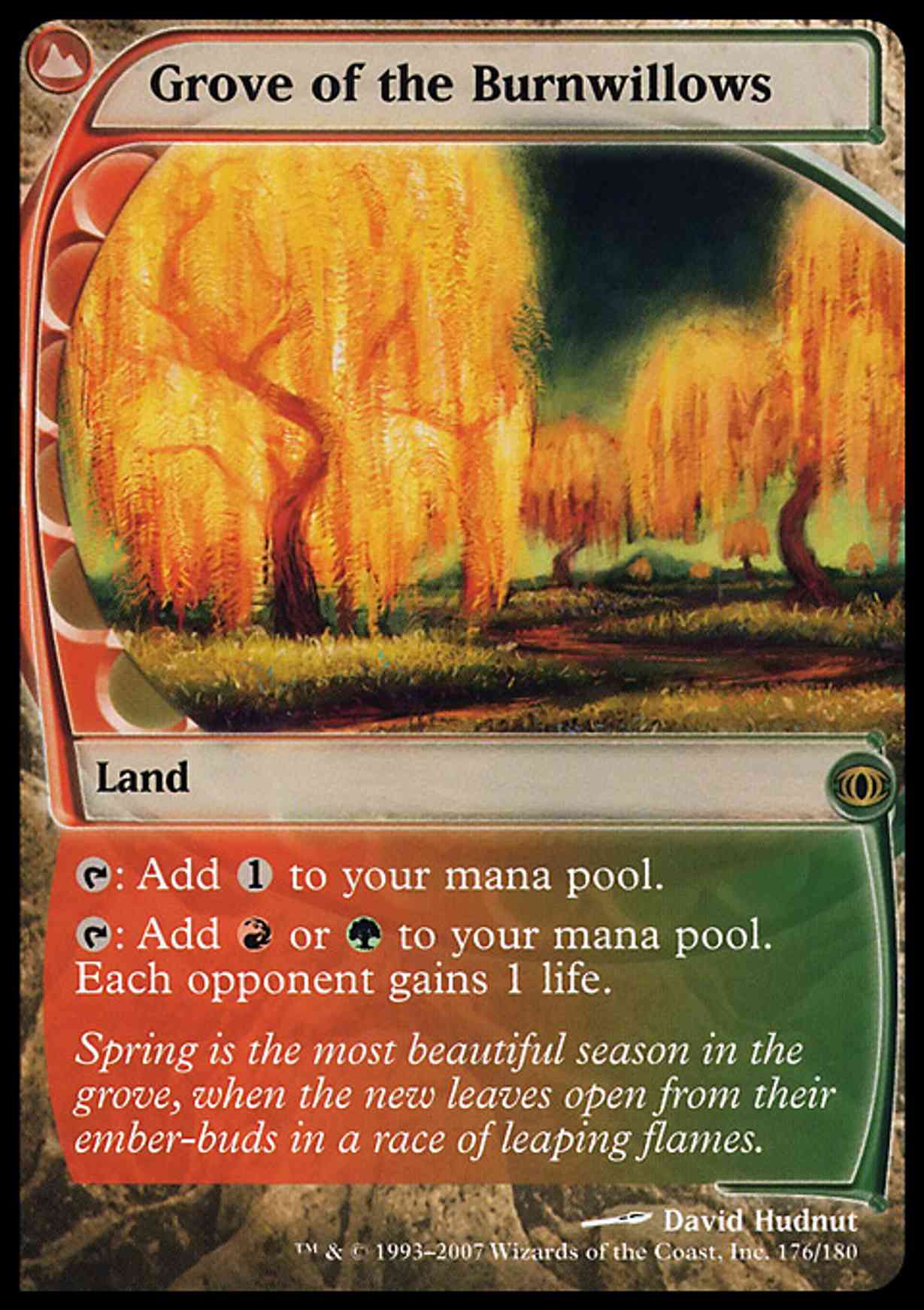Grove of the Burnwillows magic card front