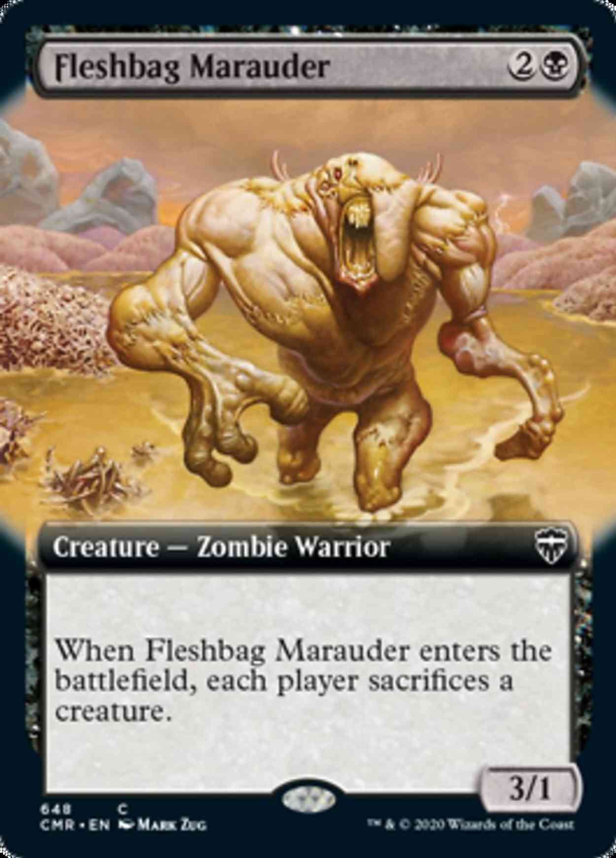 Fleshbag Marauder (Extended Art) magic card front