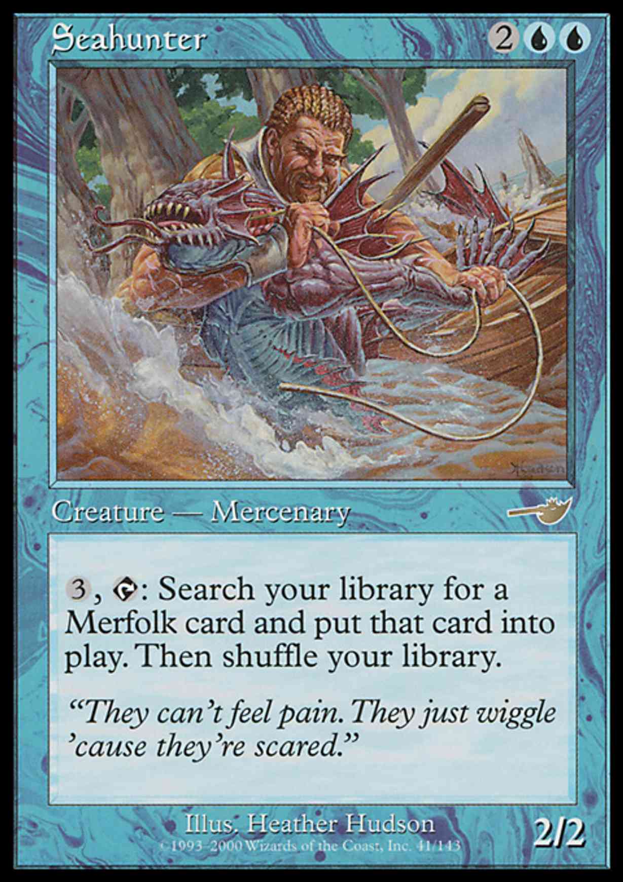 Seahunter magic card front