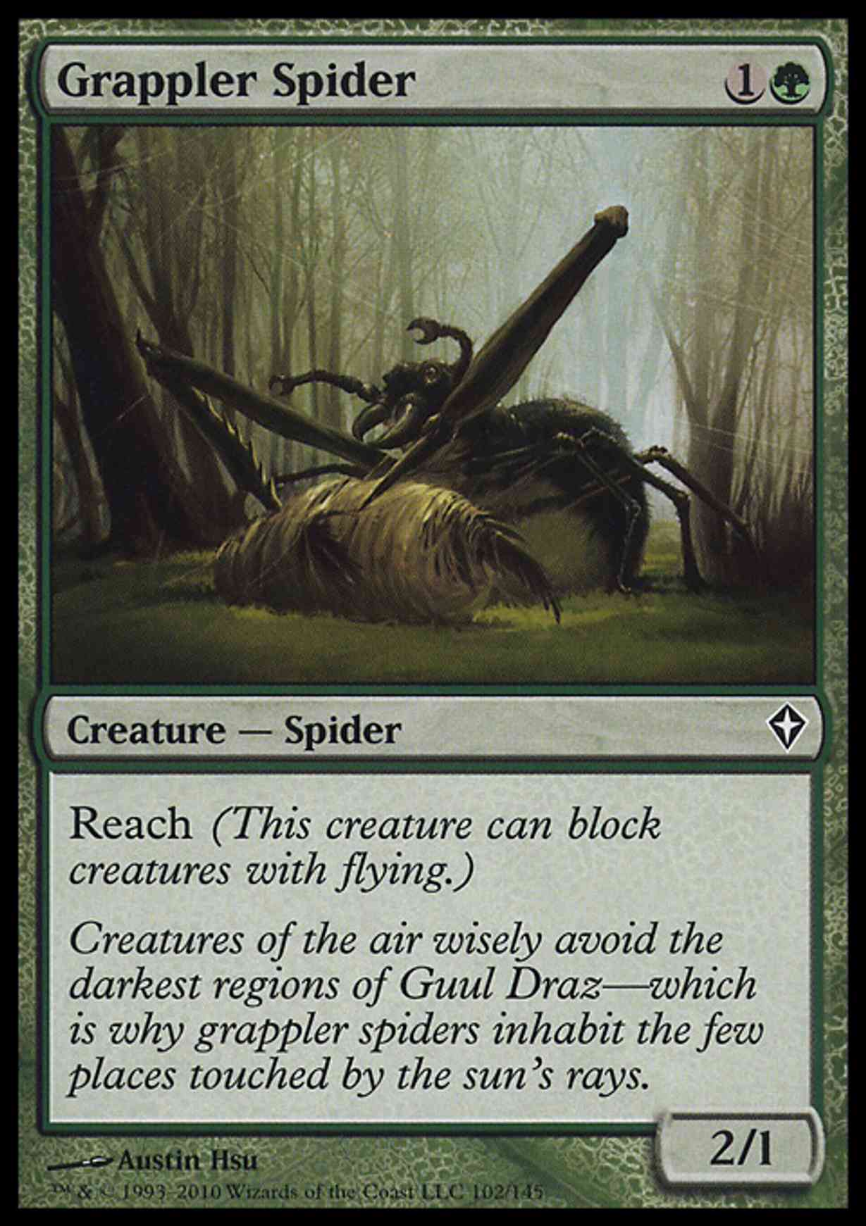 Grappler Spider magic card front