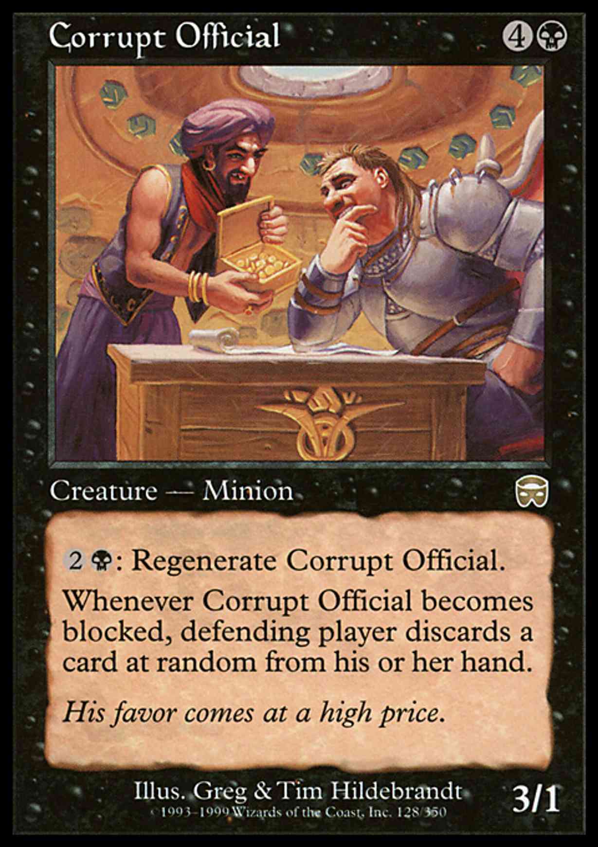 Corrupt Official magic card front