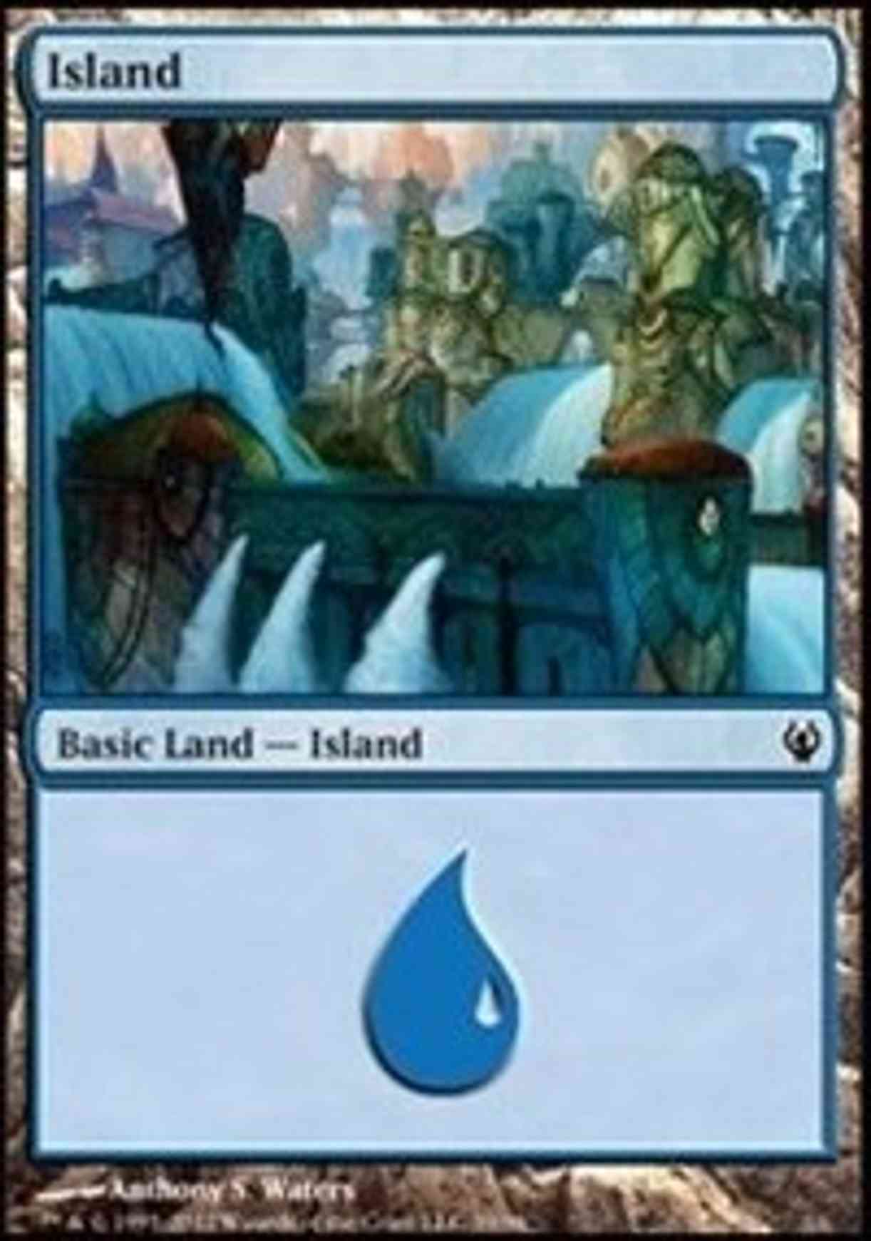 Island (39) magic card front
