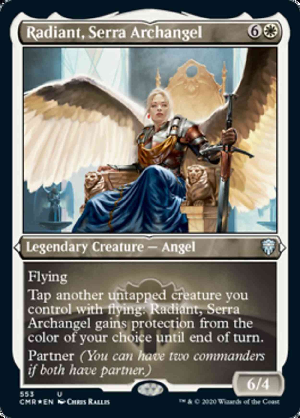 Radiant, Serra Archangel (Foil Etched) magic card front