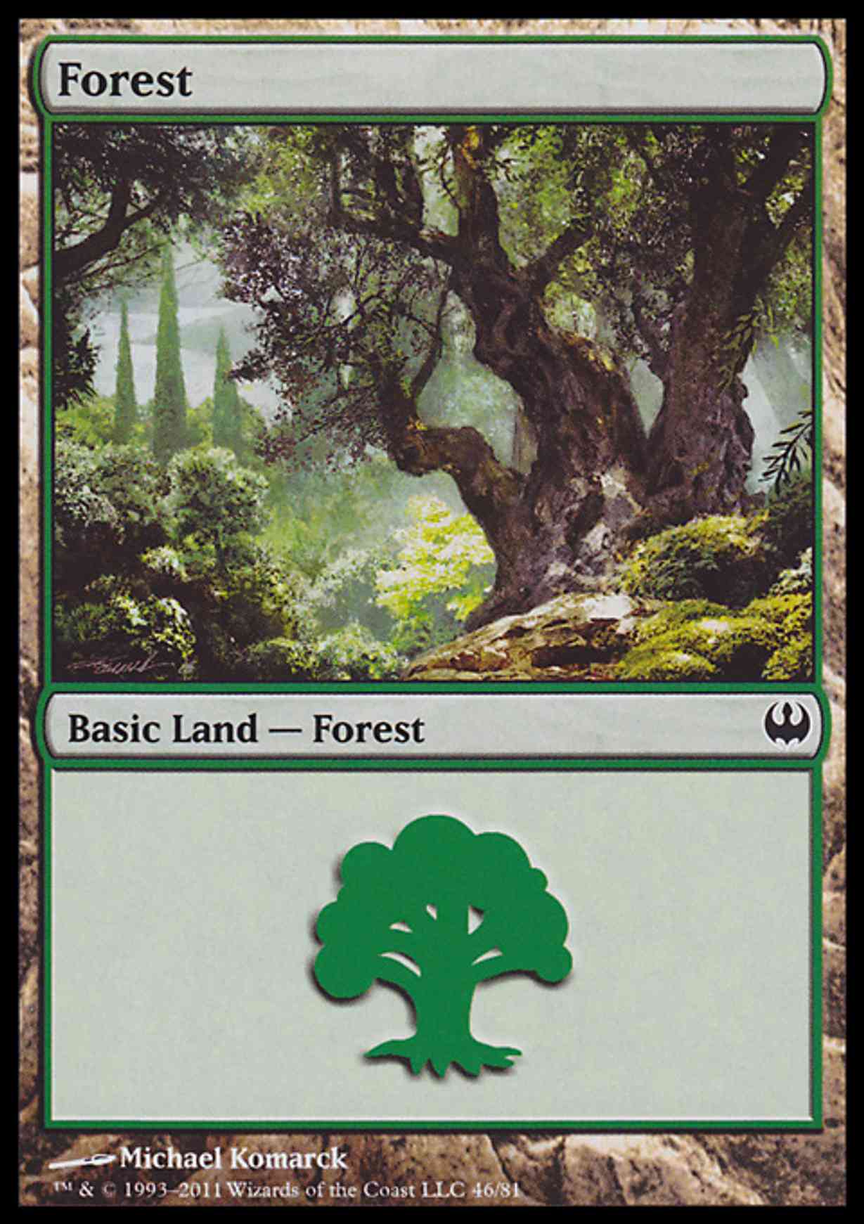 Forest (46)  magic card front