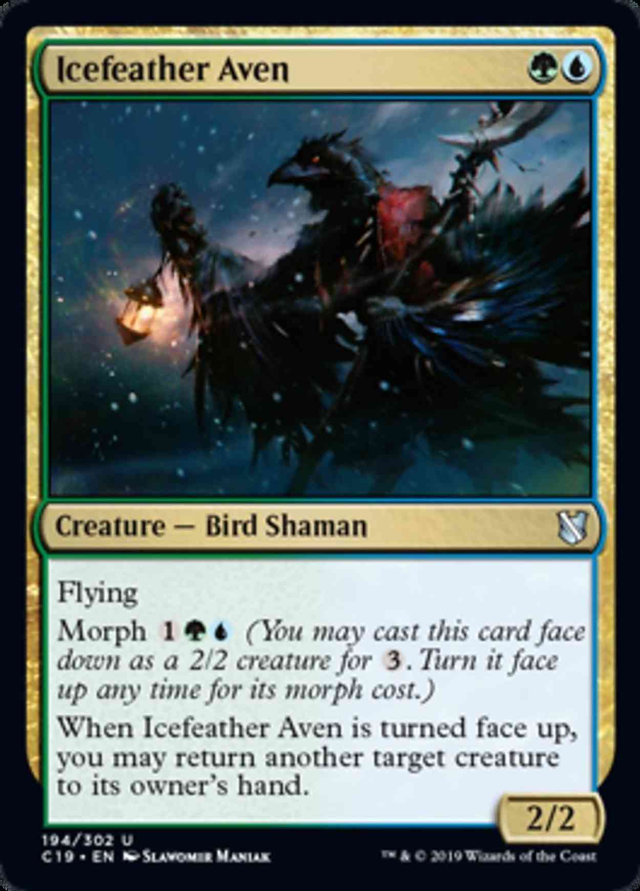 Icefeather Aven magic card front