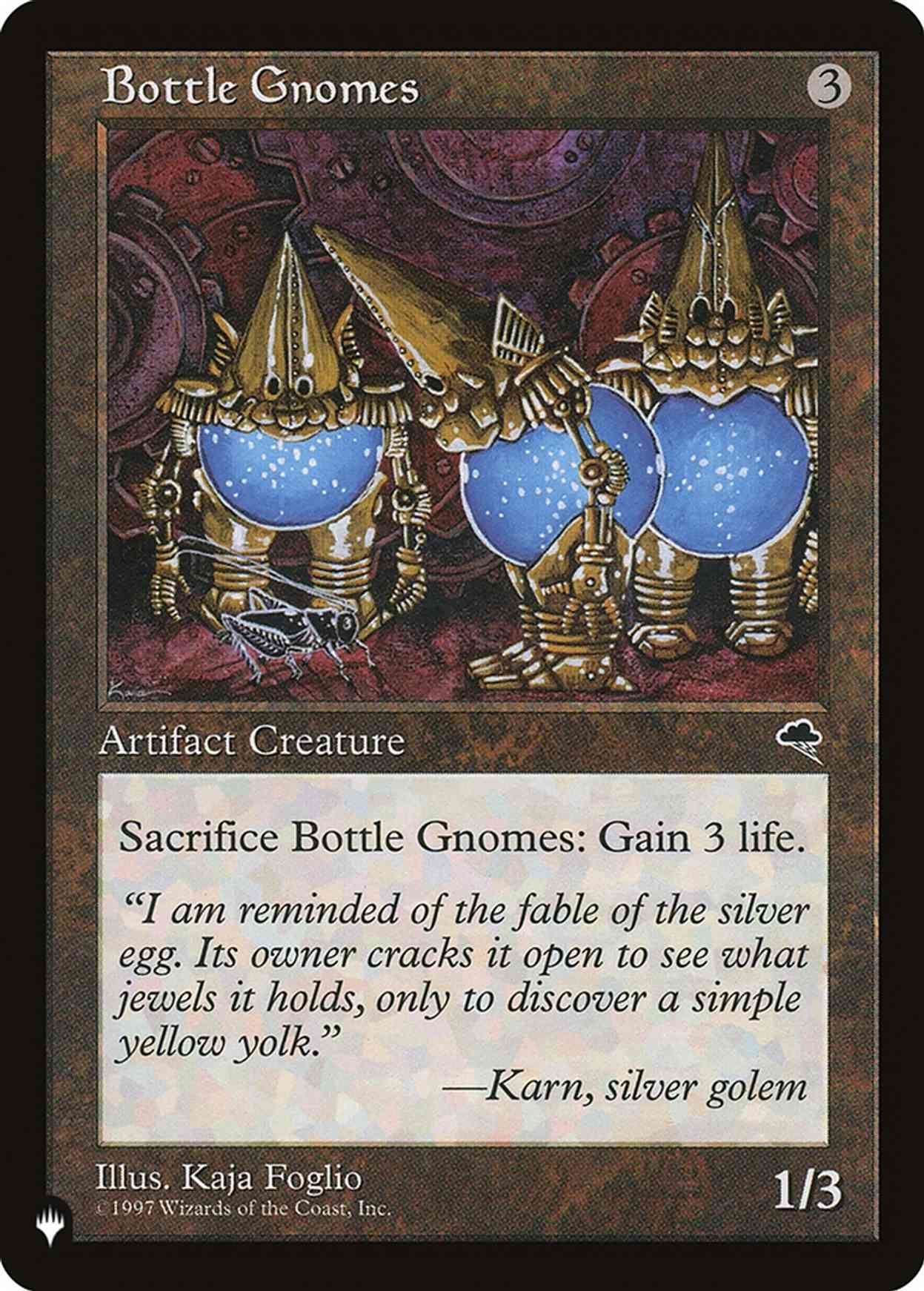 Bottle Gnomes (TMP) magic card front