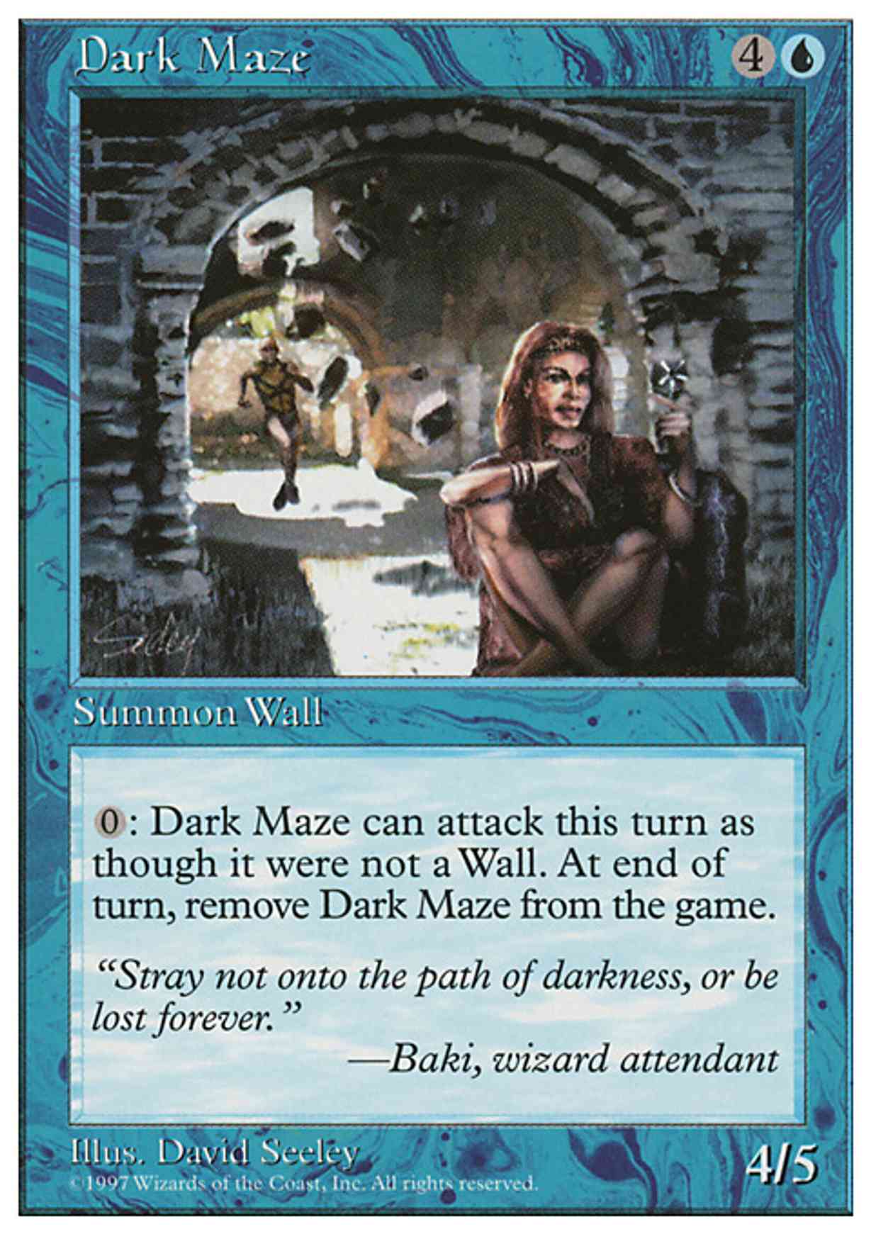 Dark Maze magic card front