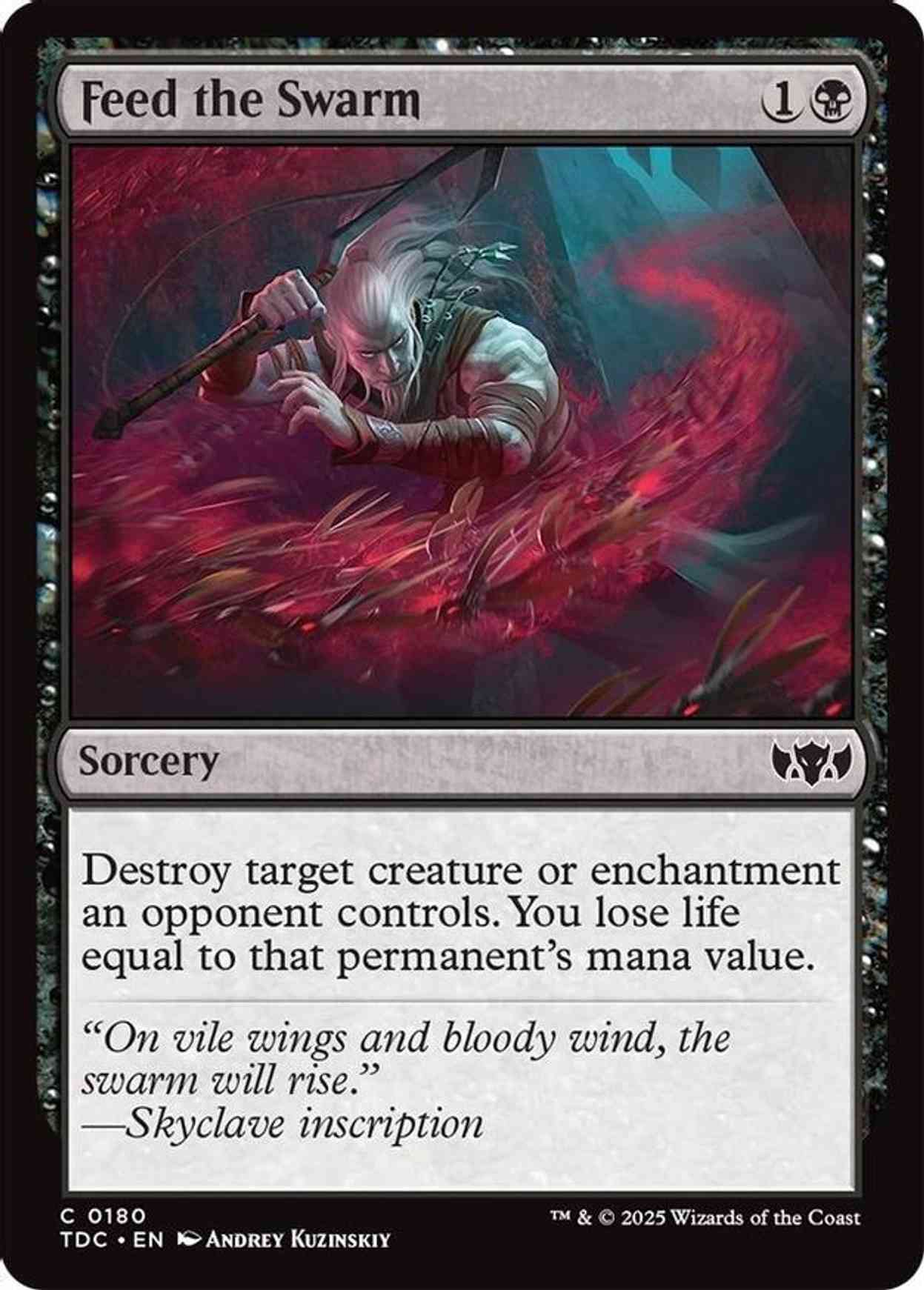 Feed the Swarm magic card front