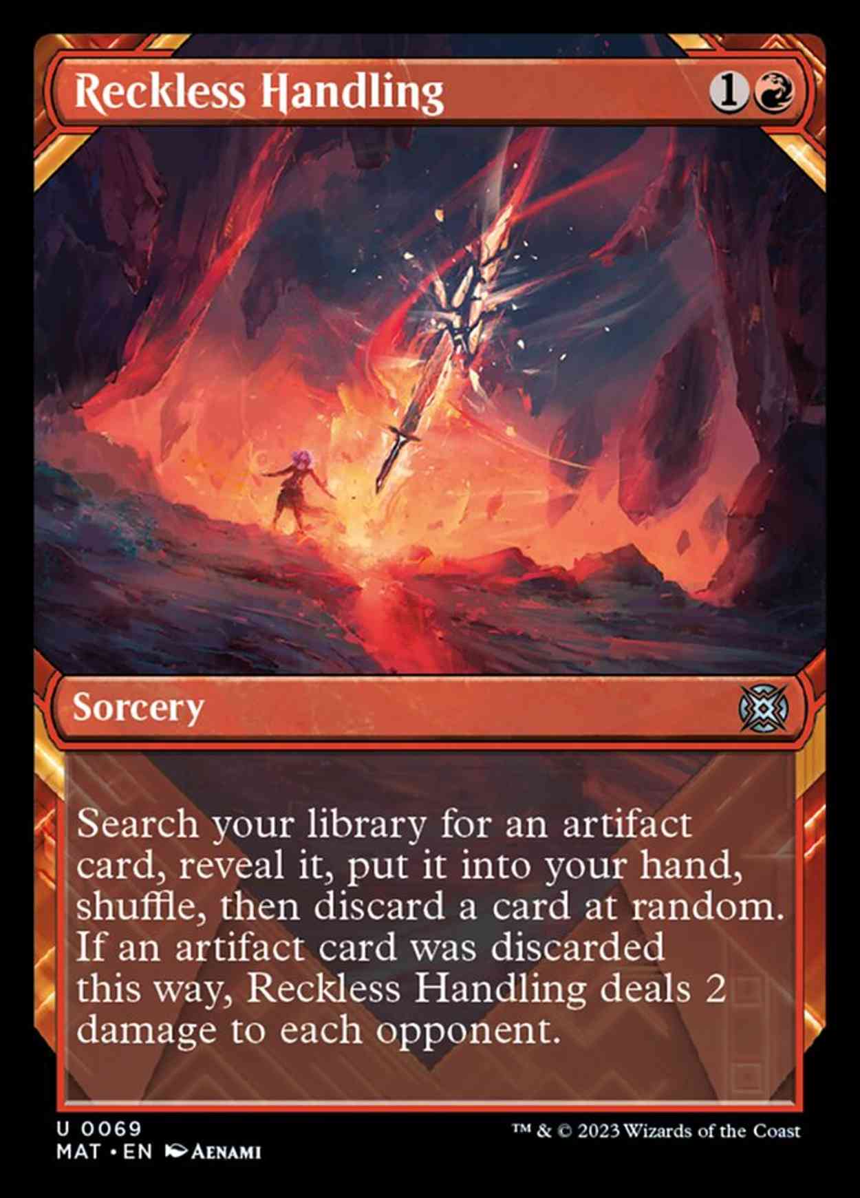 Reckless Handling (Showcase) magic card front