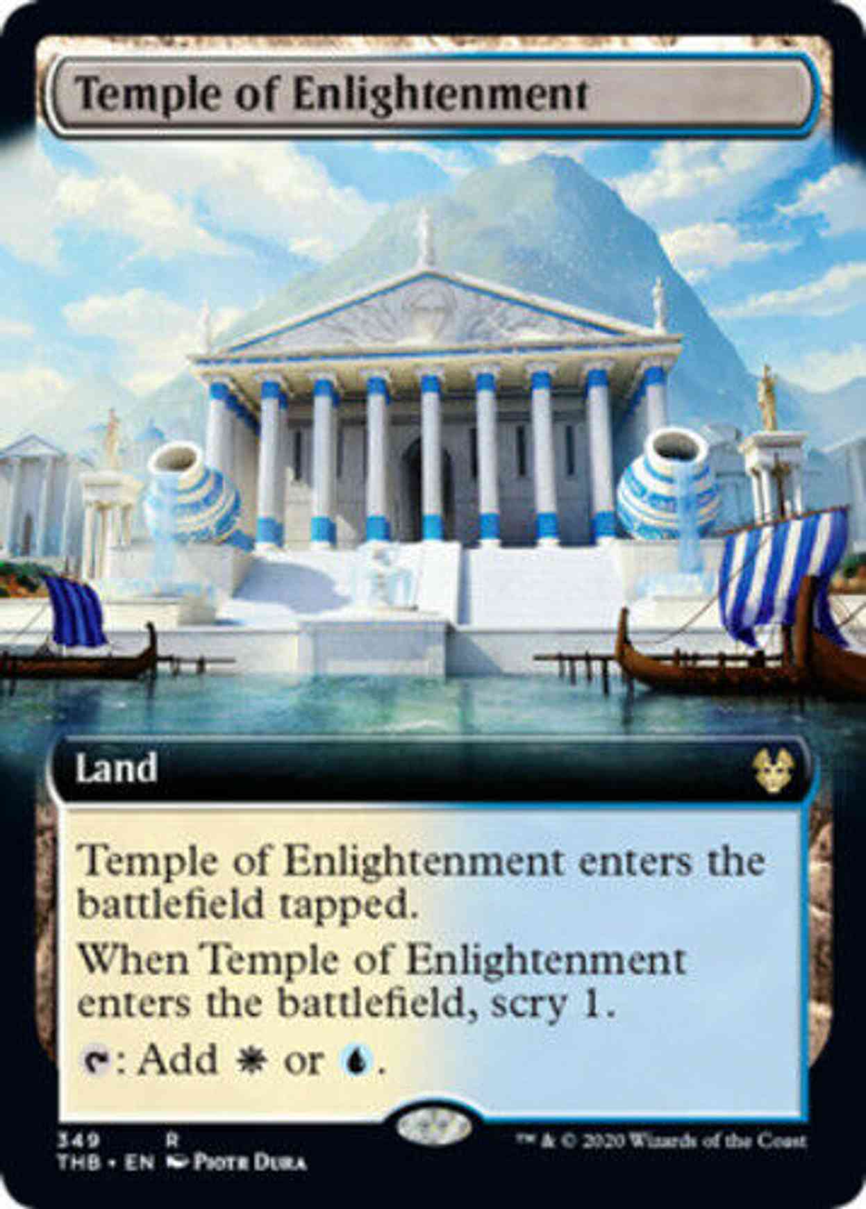 Temple of Enlightenment (Extended Art) magic card front
