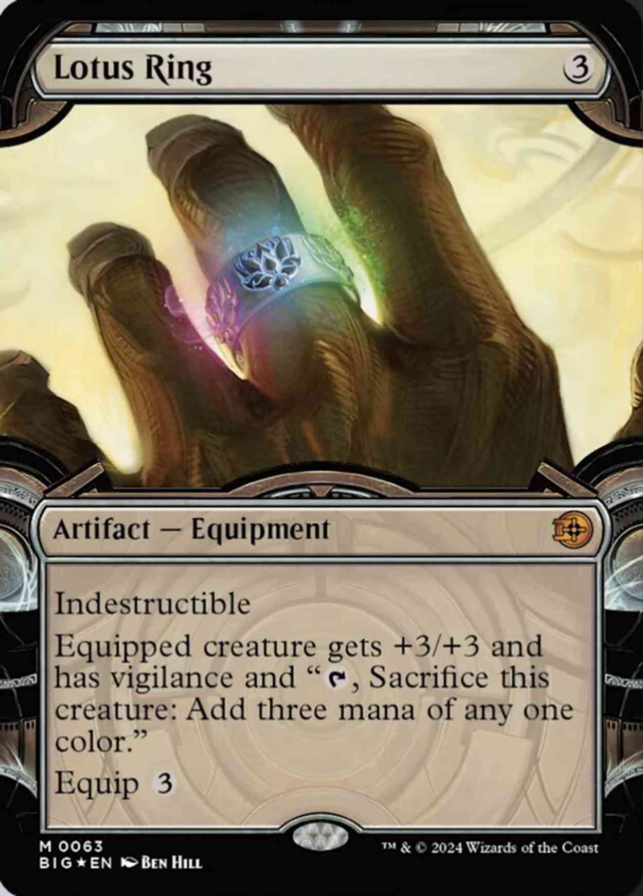 Lotus Ring (Showcase) (Raised Foil) Price from mtg The Big Score