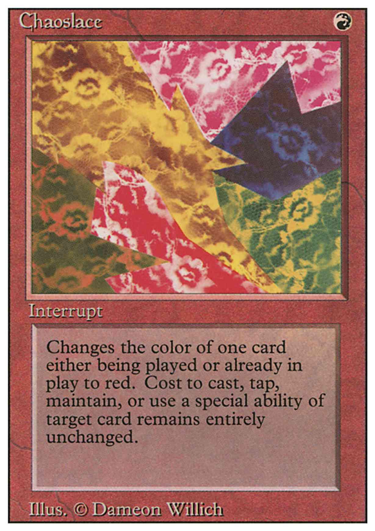 Chaoslace magic card front