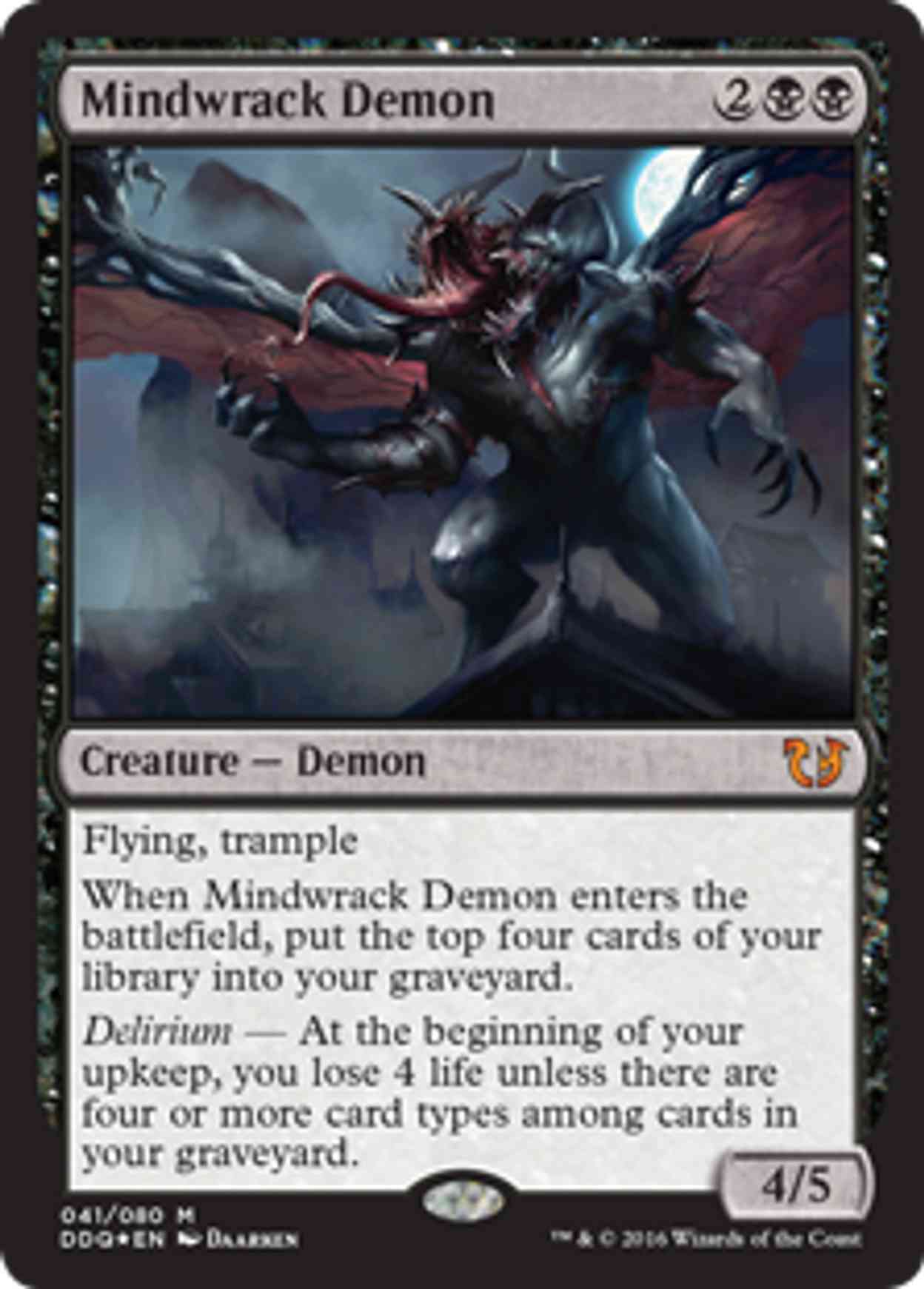 Mindwrack Demon magic card front