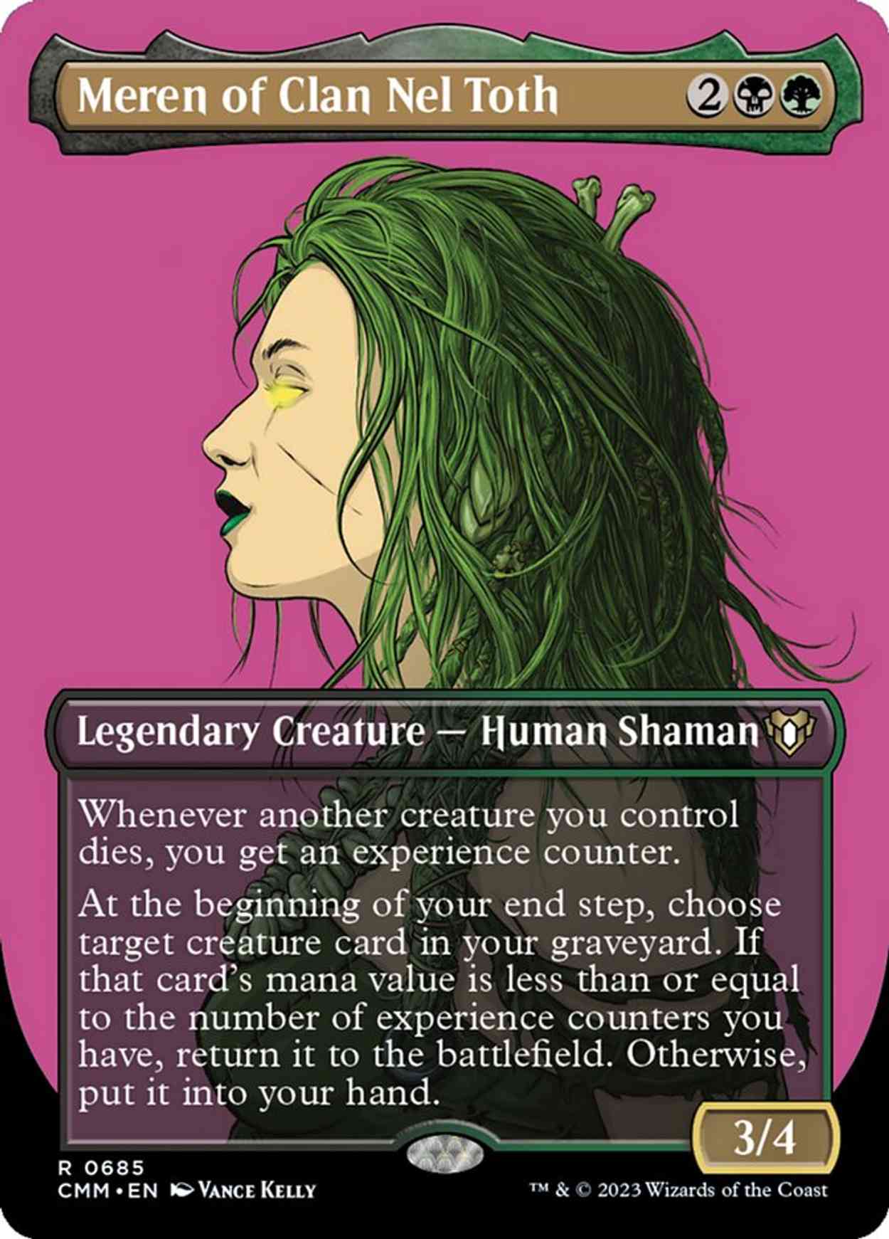 Meren of Clan Nel Toth (Borderless) magic card front
