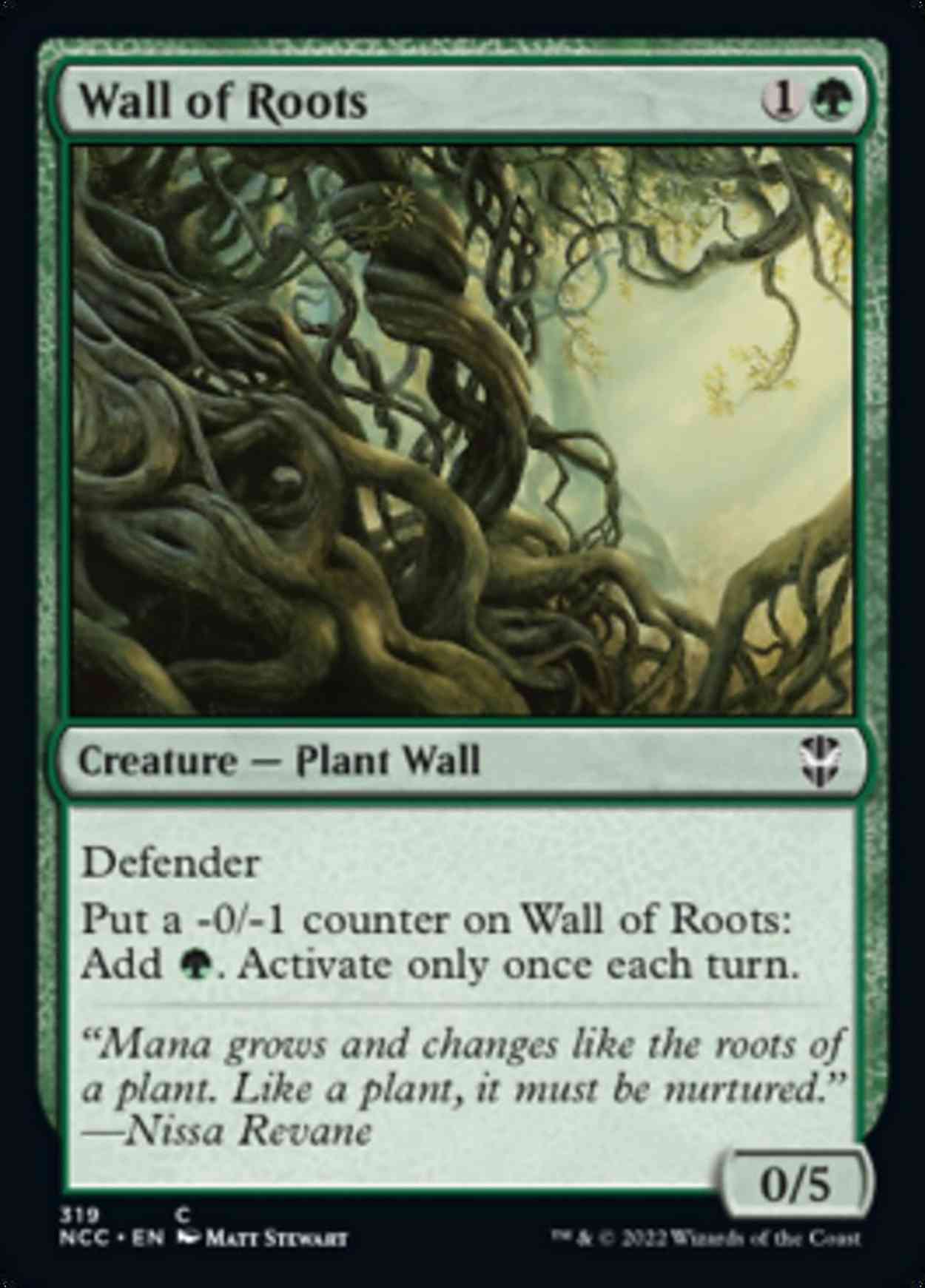 Wall of Roots magic card front