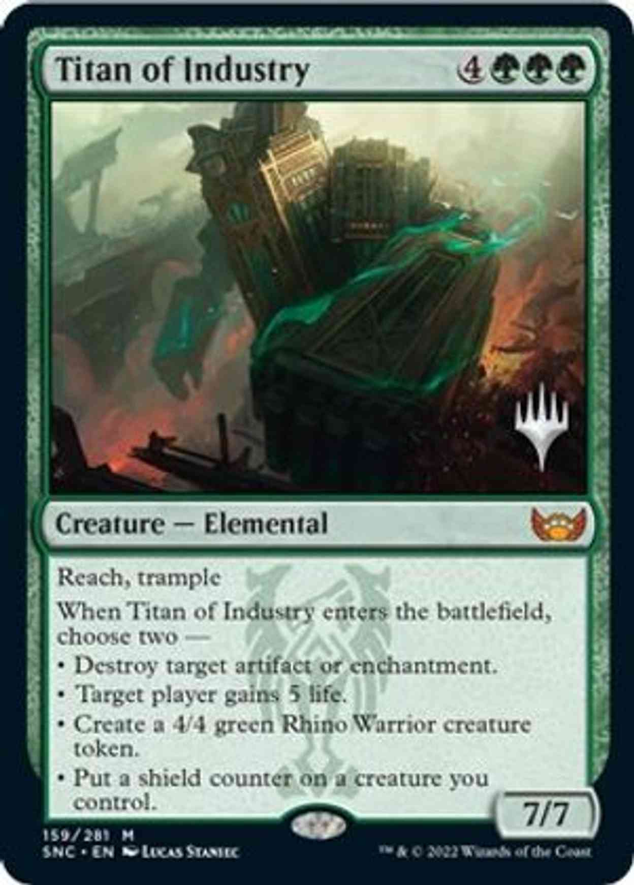 Titan of Industry magic card front