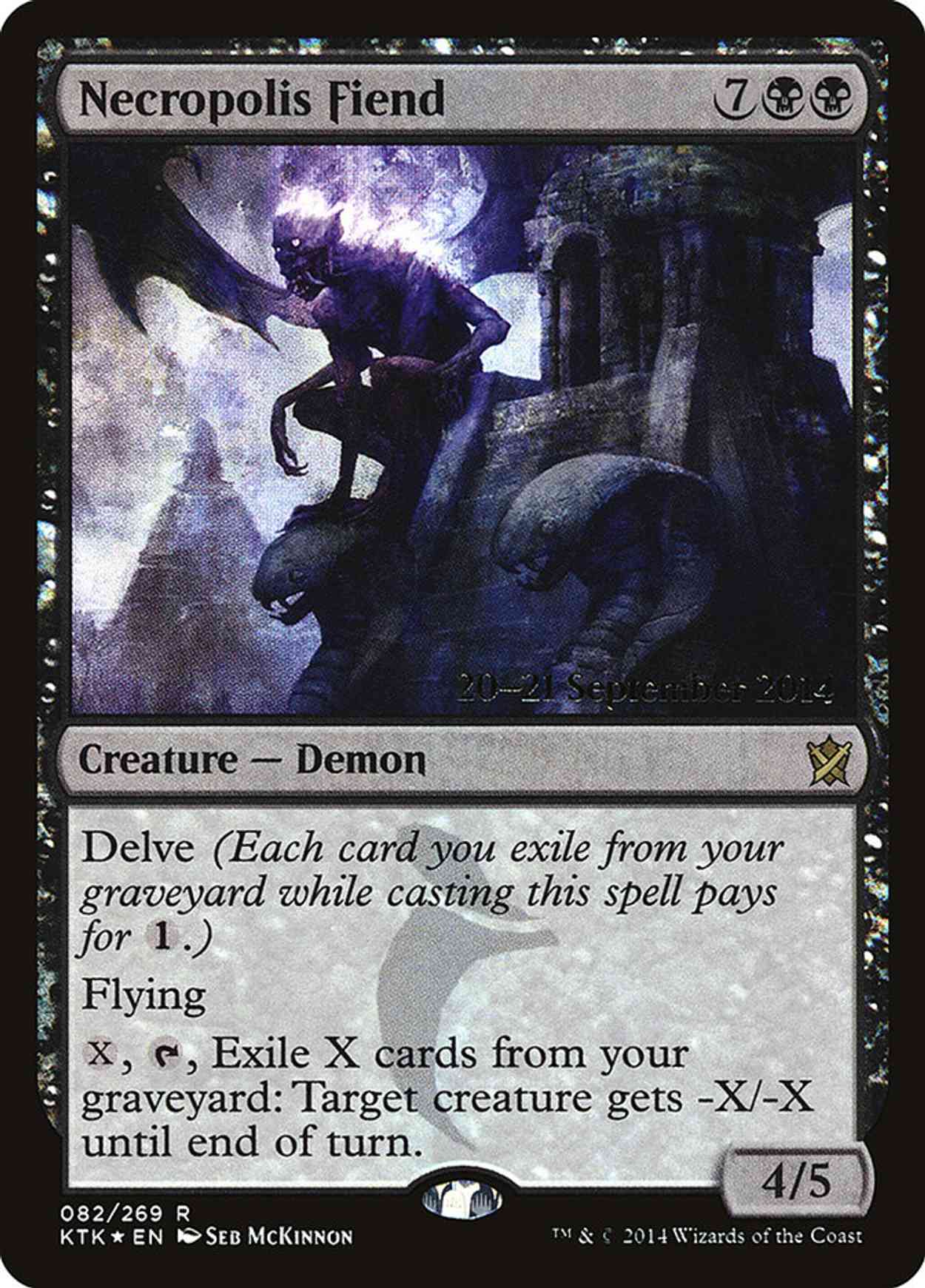 Necropolis Fiend magic card front
