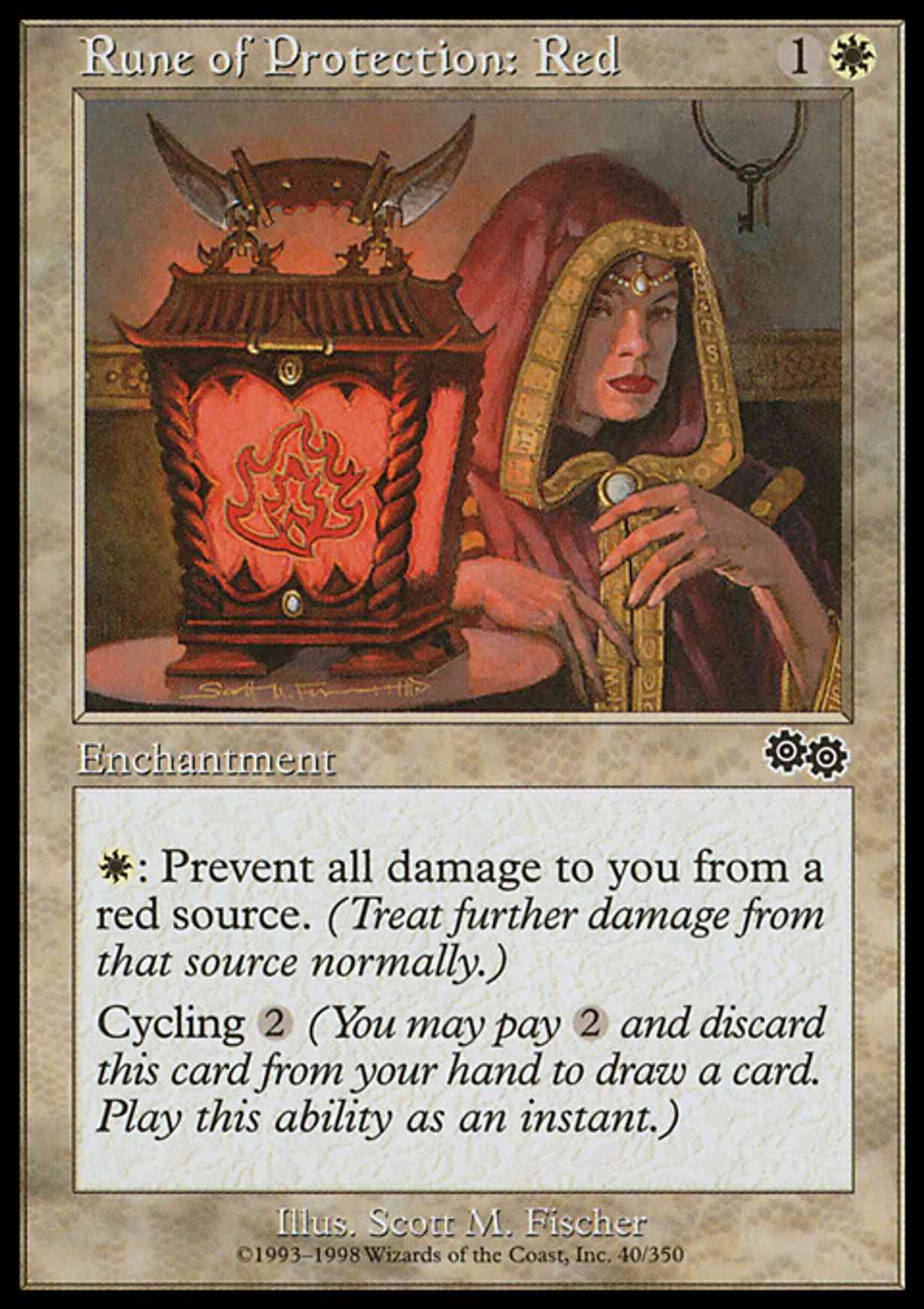 Rune of Protection: Red magic card front
