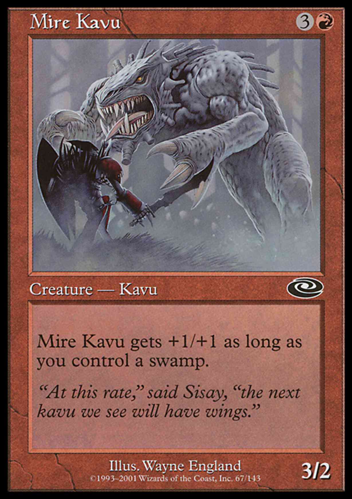 Mire Kavu magic card front