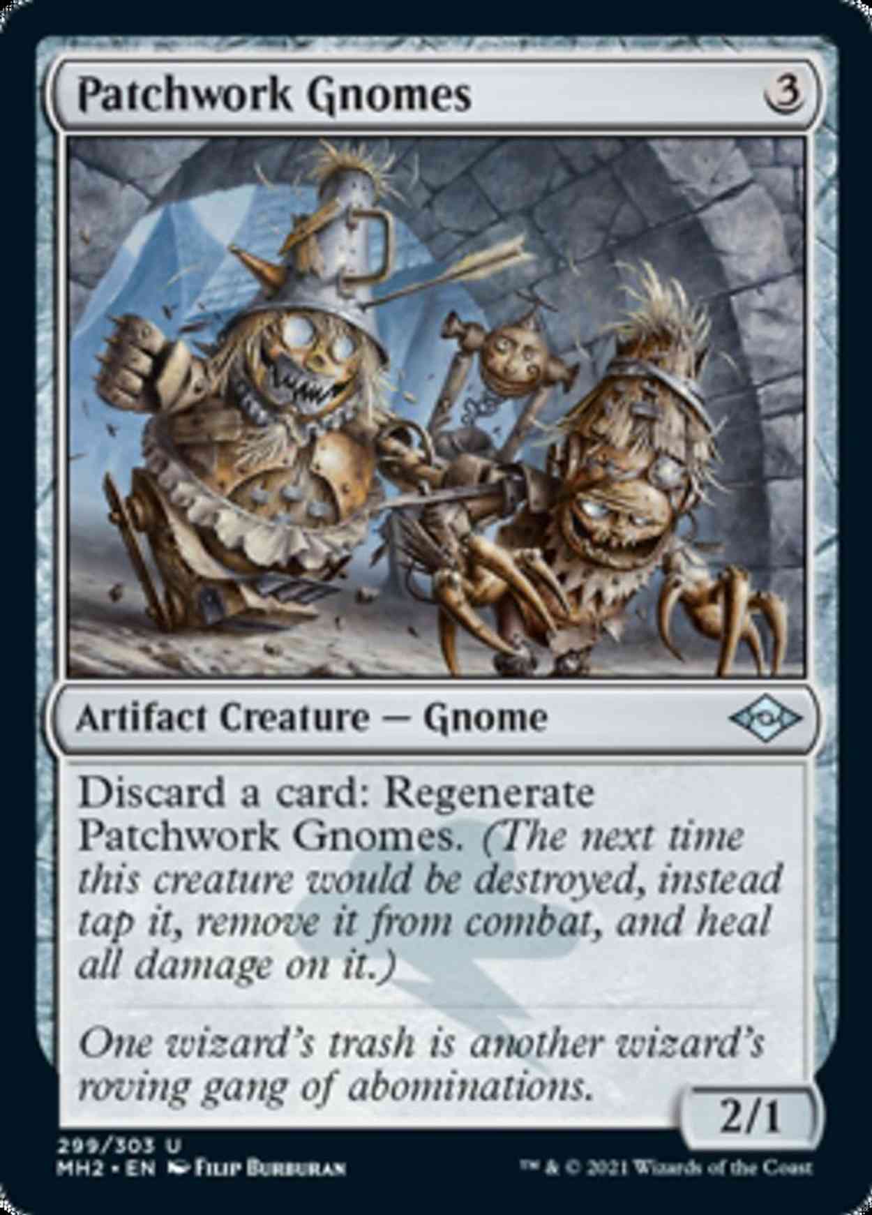 Patchwork Gnomes magic card front