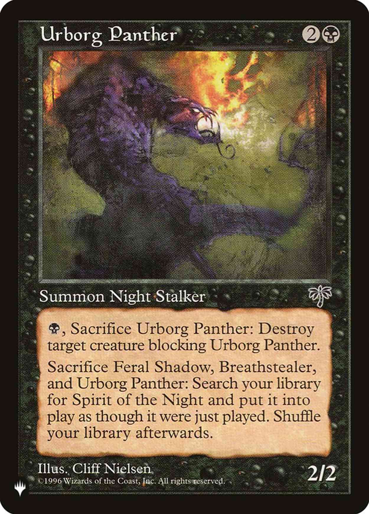 Urborg Panther magic card front