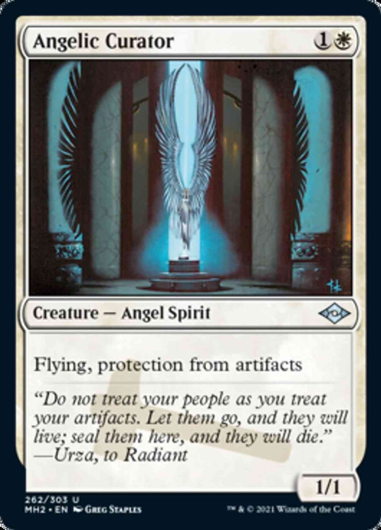 Angelic Curator magic card front