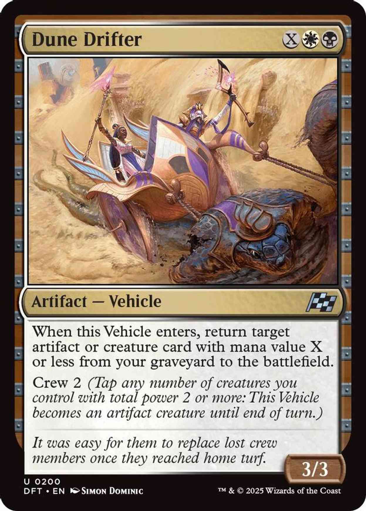 Dune Drifter magic card front