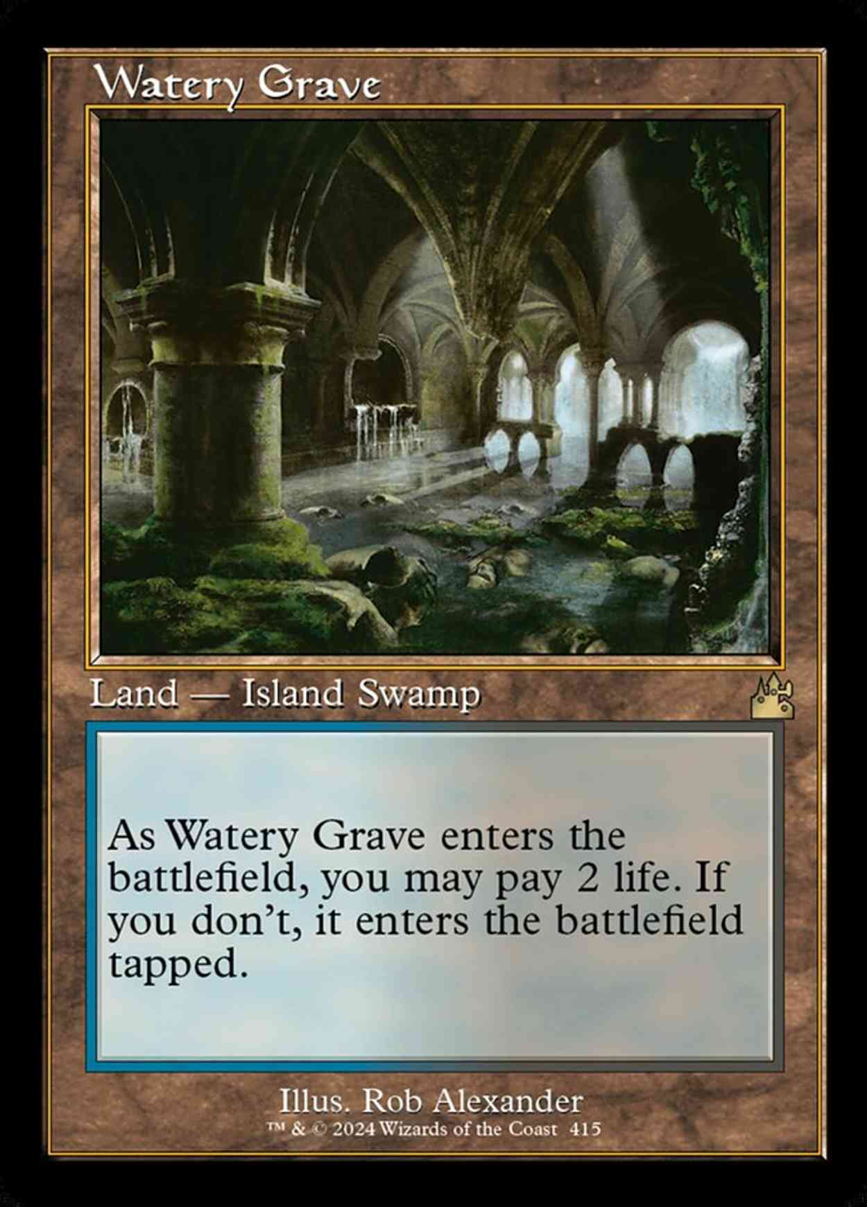 Watery Grave (Retro Frame) magic card front