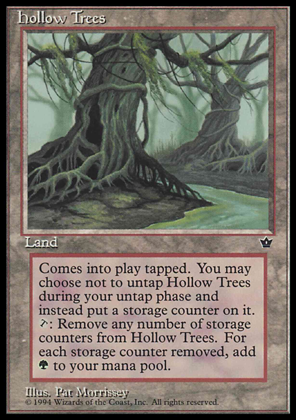 Hollow Trees magic card front