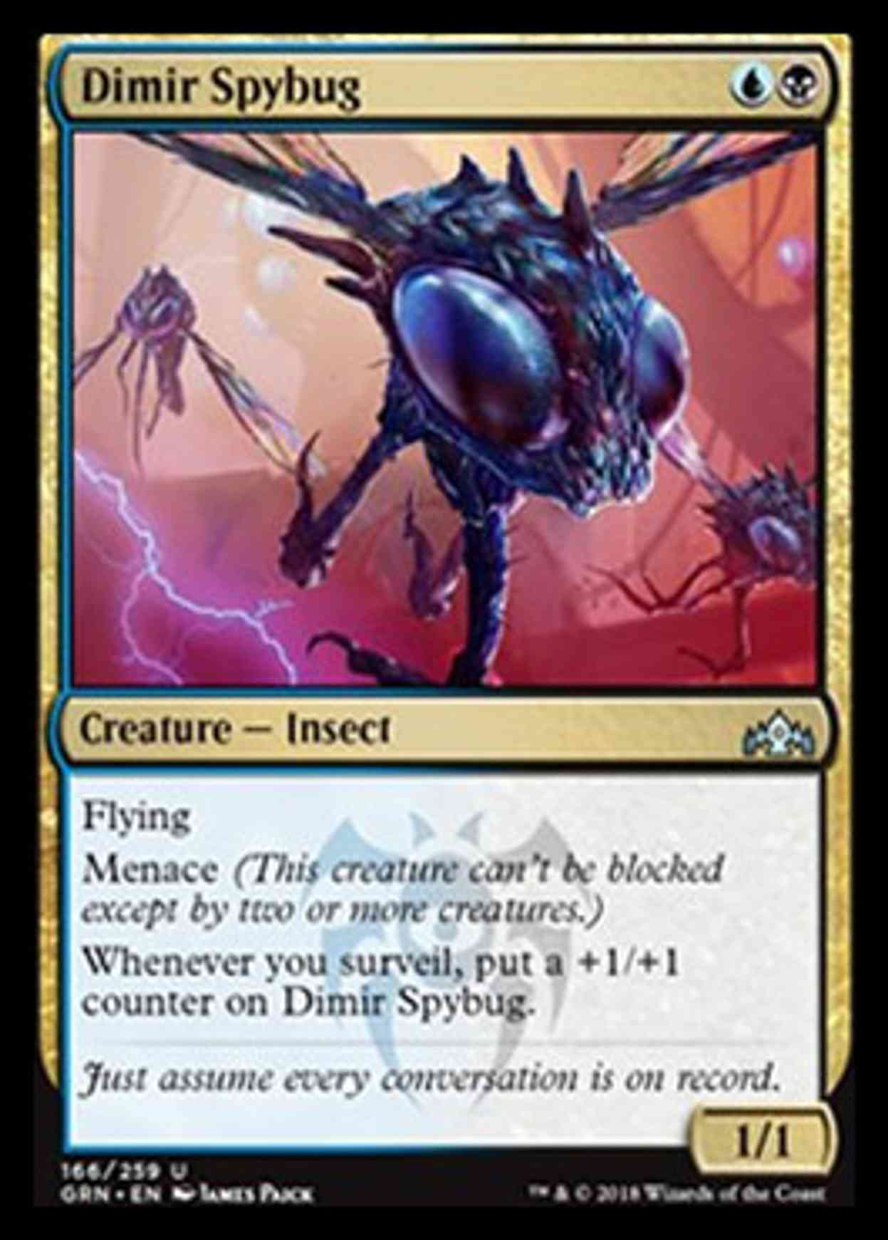Dimir Spybug magic card front